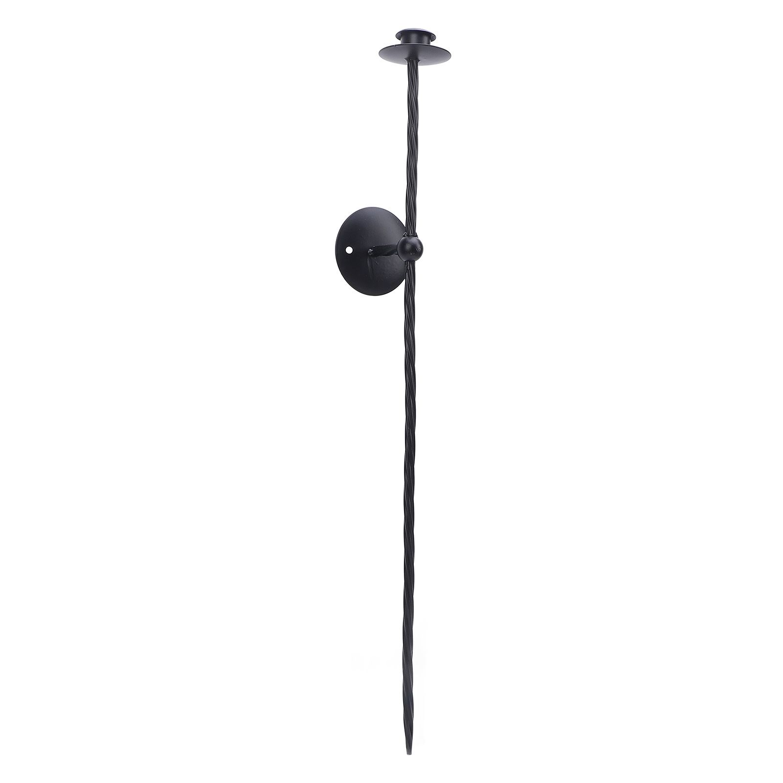 Wall Mount Candle Holder European Style Metal Spiral Candlestick Holder for view 12