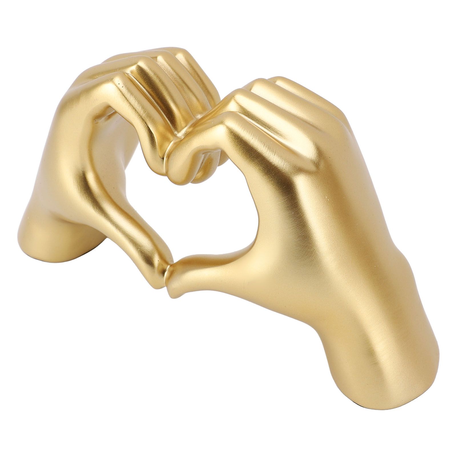 Heart Hands Sculpture Resin Aesthetic Gesture Decoration Modern Heart Sign view 6