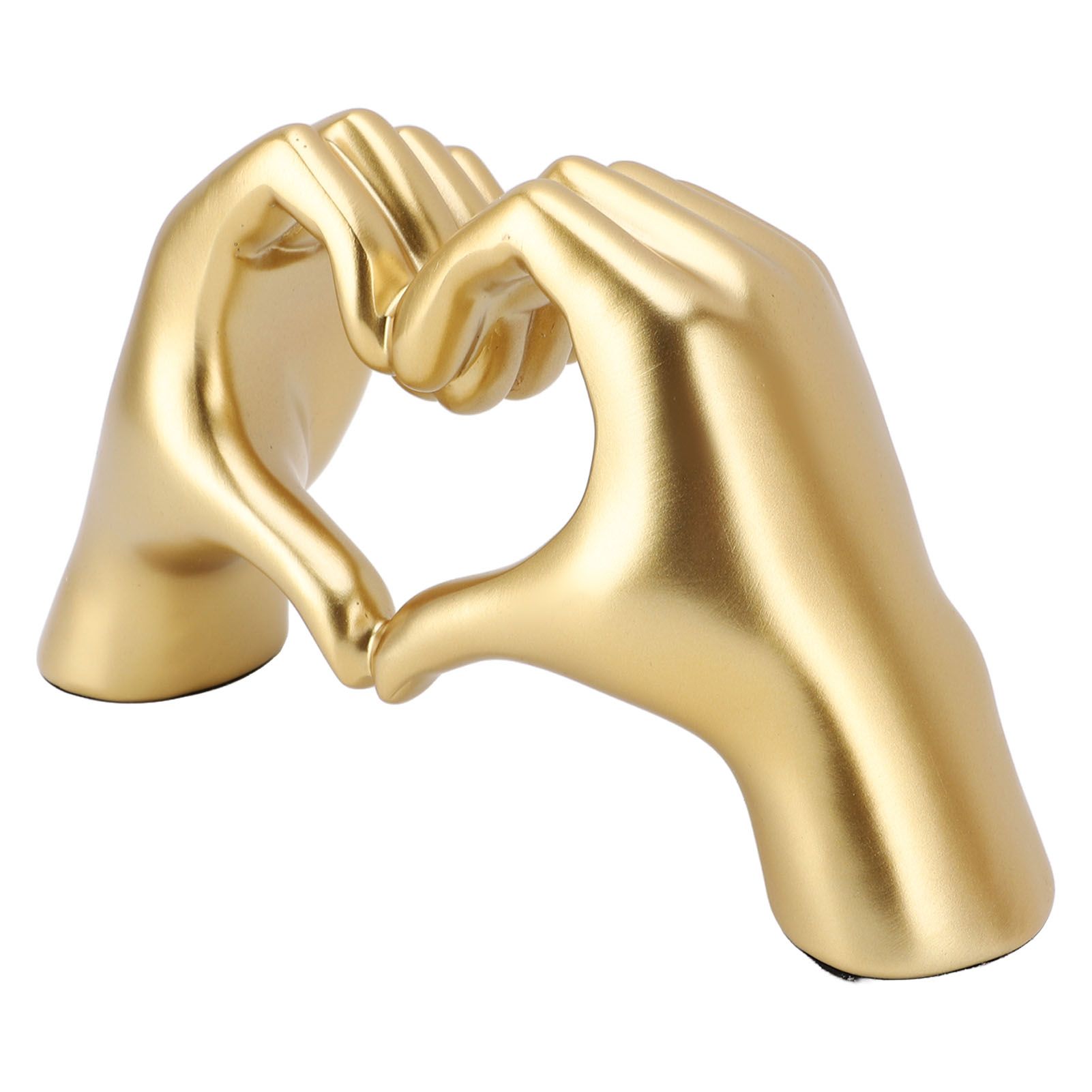 Heart Hands Sculpture Resin Aesthetic Gesture Decoration Modern Heart Sign view 8
