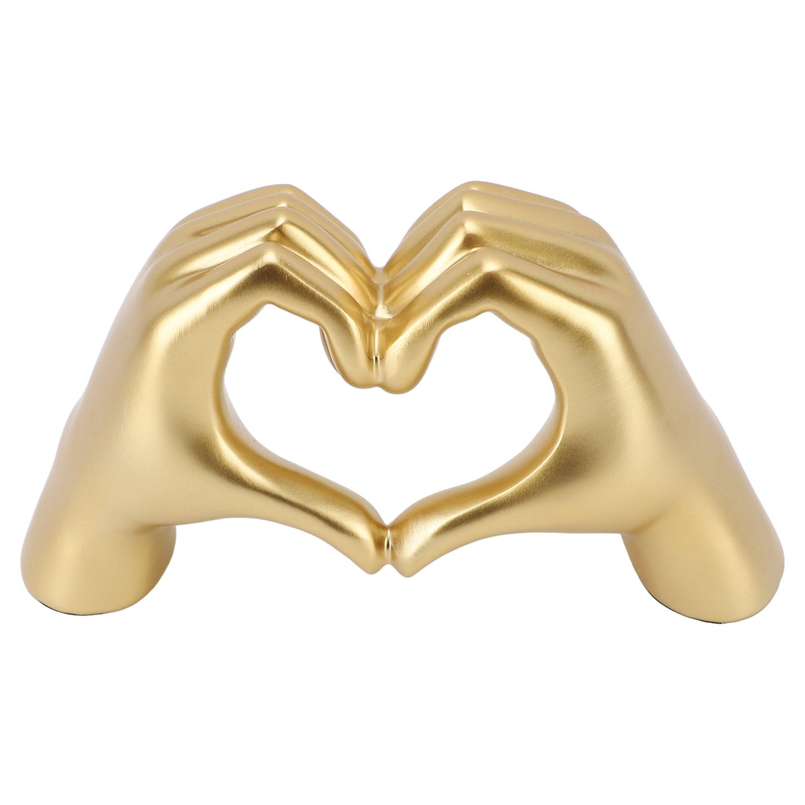 Heart Hands Sculpture Resin Aesthetic Gesture Decoration Modern Heart Sign view 10