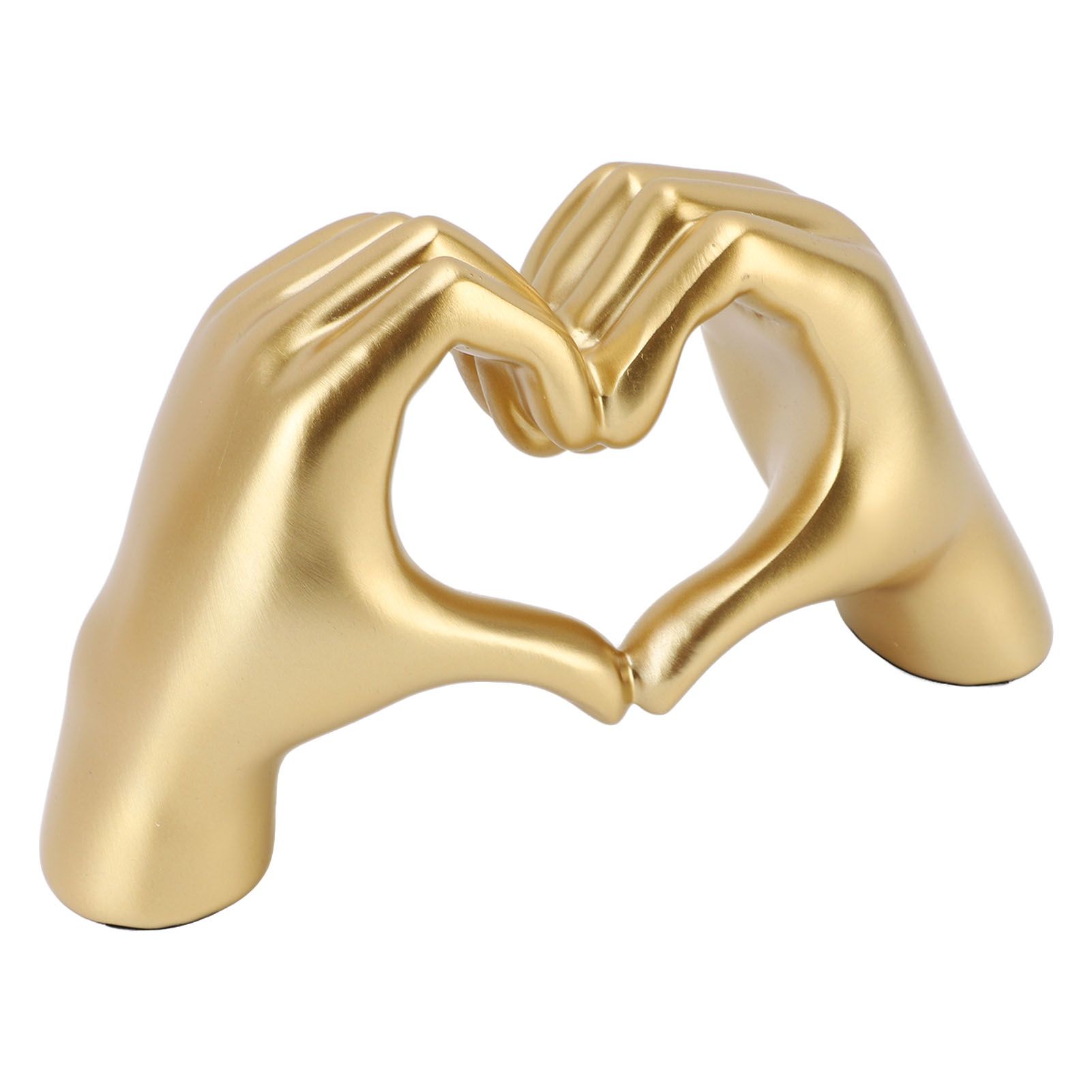Heart Hands Sculpture Resin Aesthetic Gesture Decoration Modern Heart Sign view 11