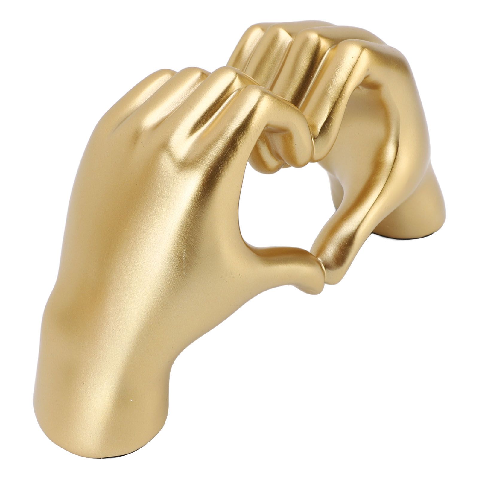 Heart Hands Sculpture Resin Aesthetic Gesture Decoration Modern Heart Sign view 12
