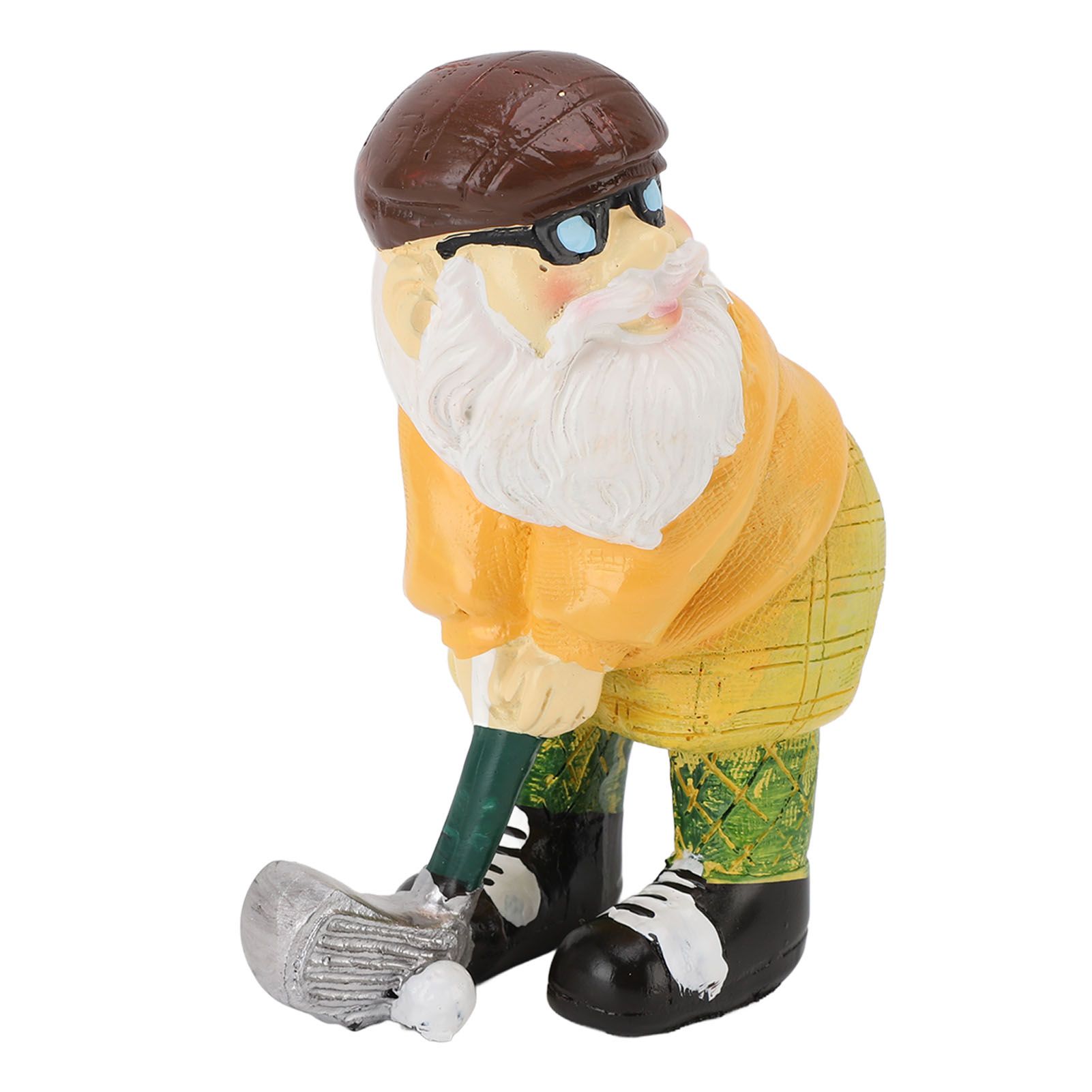 Garden Gnome Ornament Cute Vintage Resin Gnome Statue for Outdoor Yard Decoration view 3