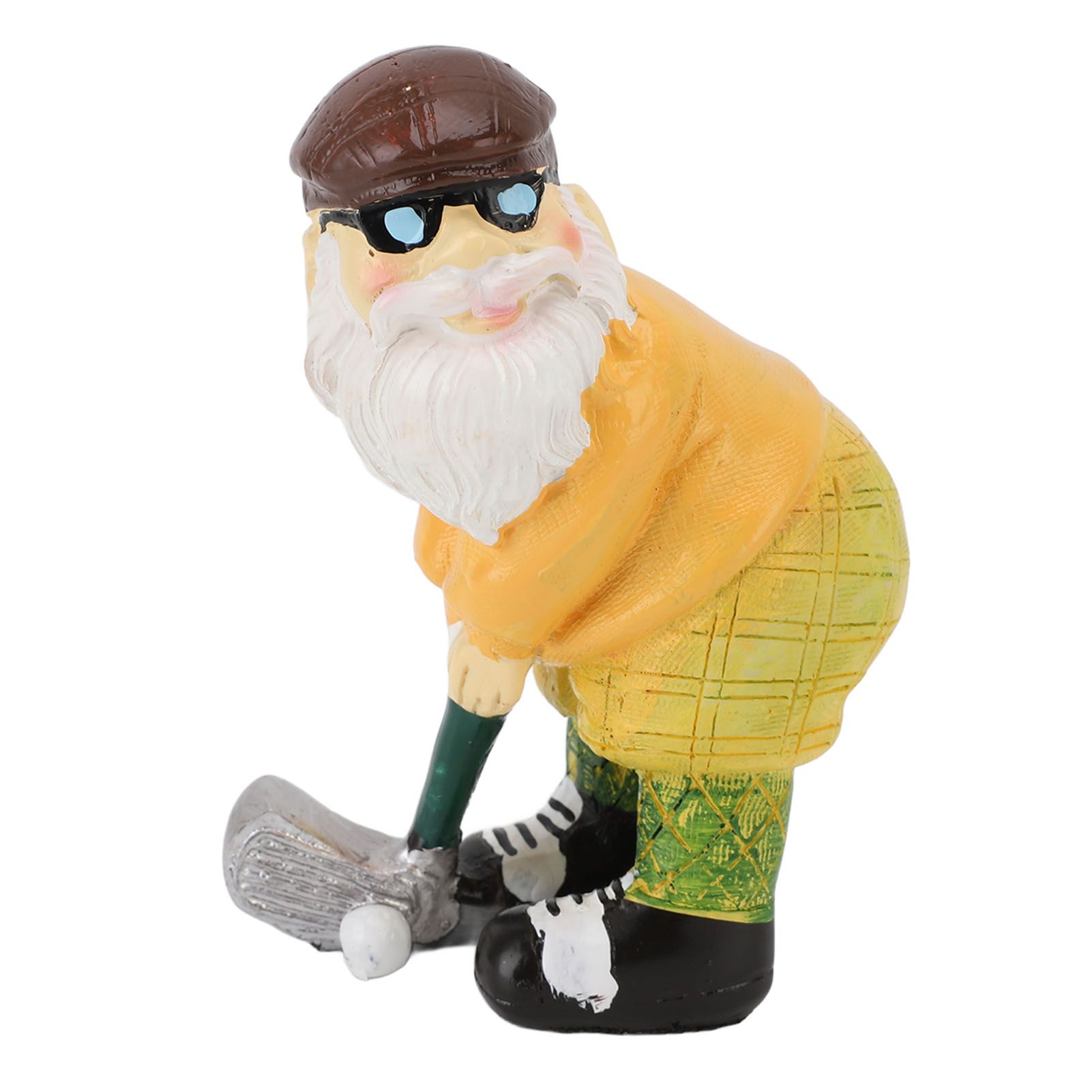 Garden Gnome Ornament Cute Vintage Resin Gnome Statue for Outdoor Yard Decoration view 6