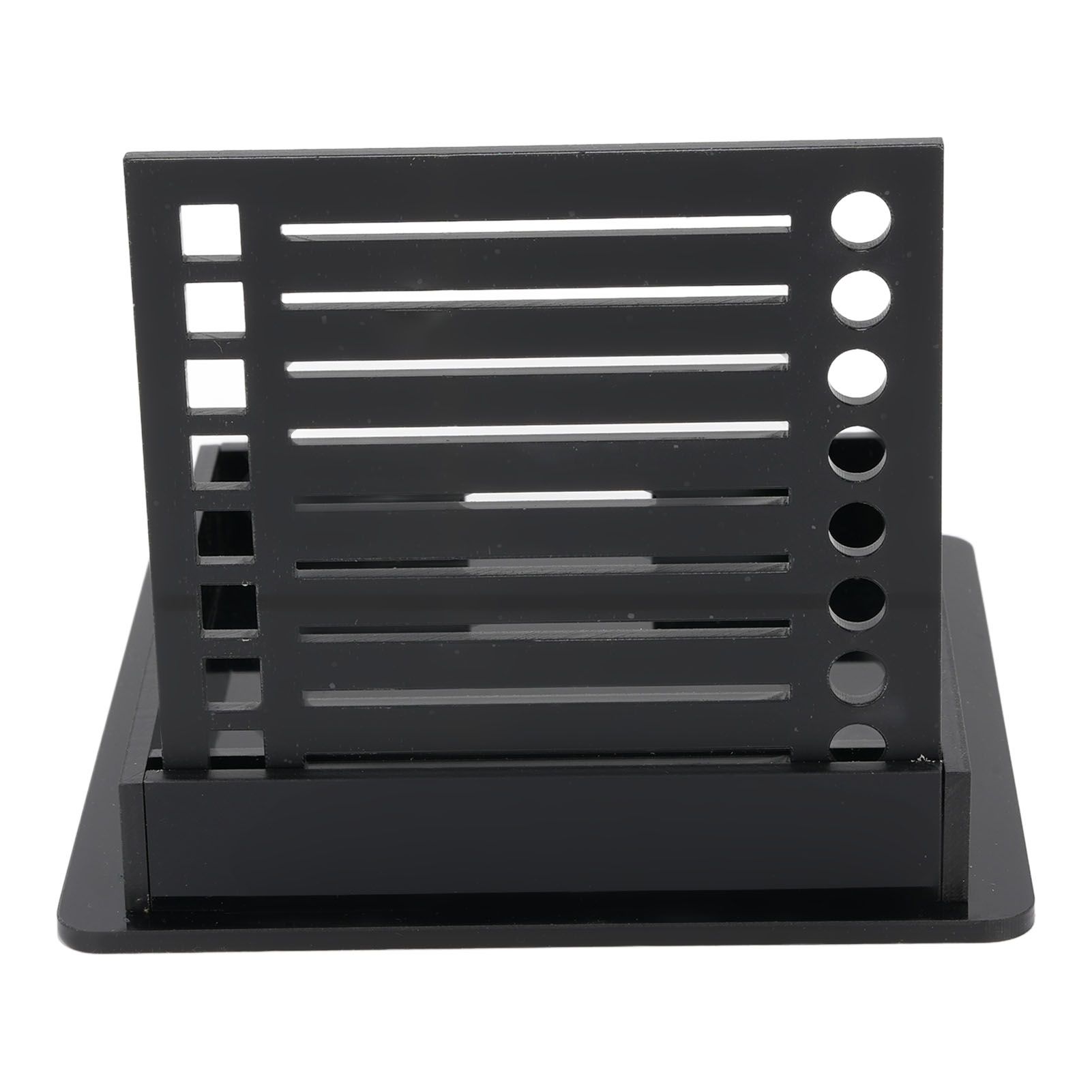 Sticky Note Holder ABS Memo Pad Organizer with Stencil for 3x3 Inch Note Pad view 12