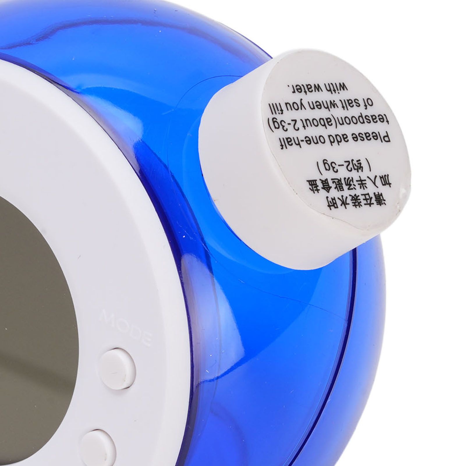 Water Powered LED Digital Alarm Clock Quiet Water Energy Clock for Nightstand view 5
