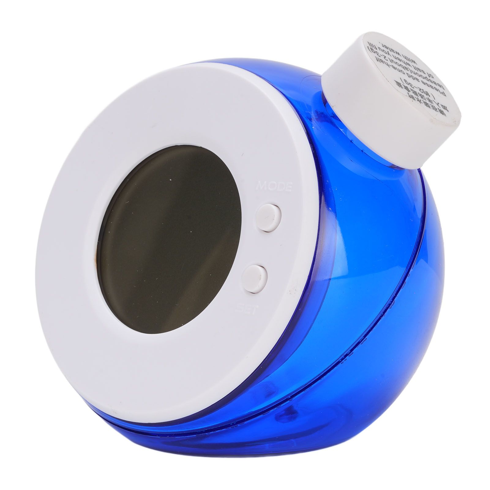 Water Powered LED Digital Alarm Clock Quiet Water Energy Clock for Nightstand view 8