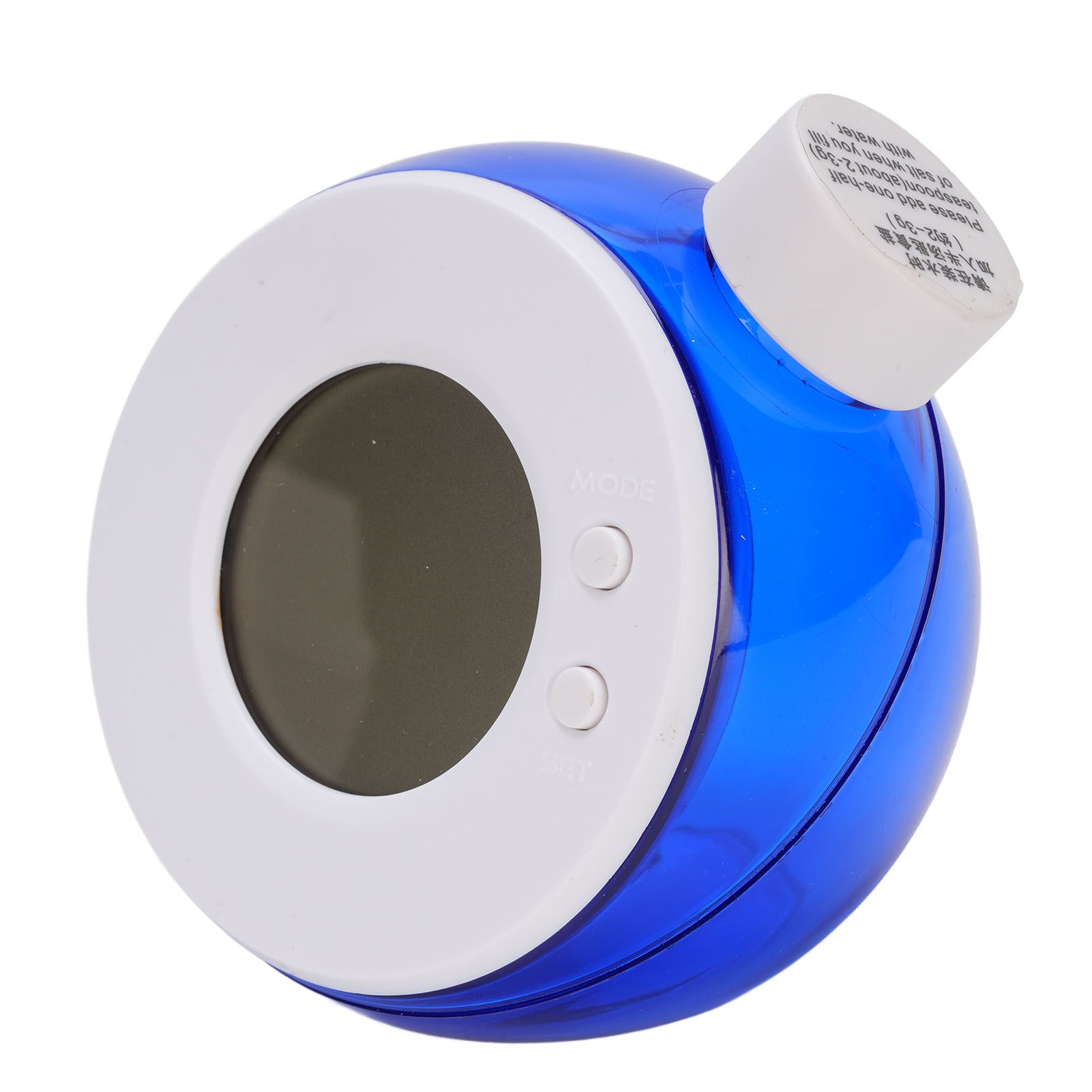Water Powered LED Digital Alarm Clock Quiet Water Energy Clock for Nightstand view 9
