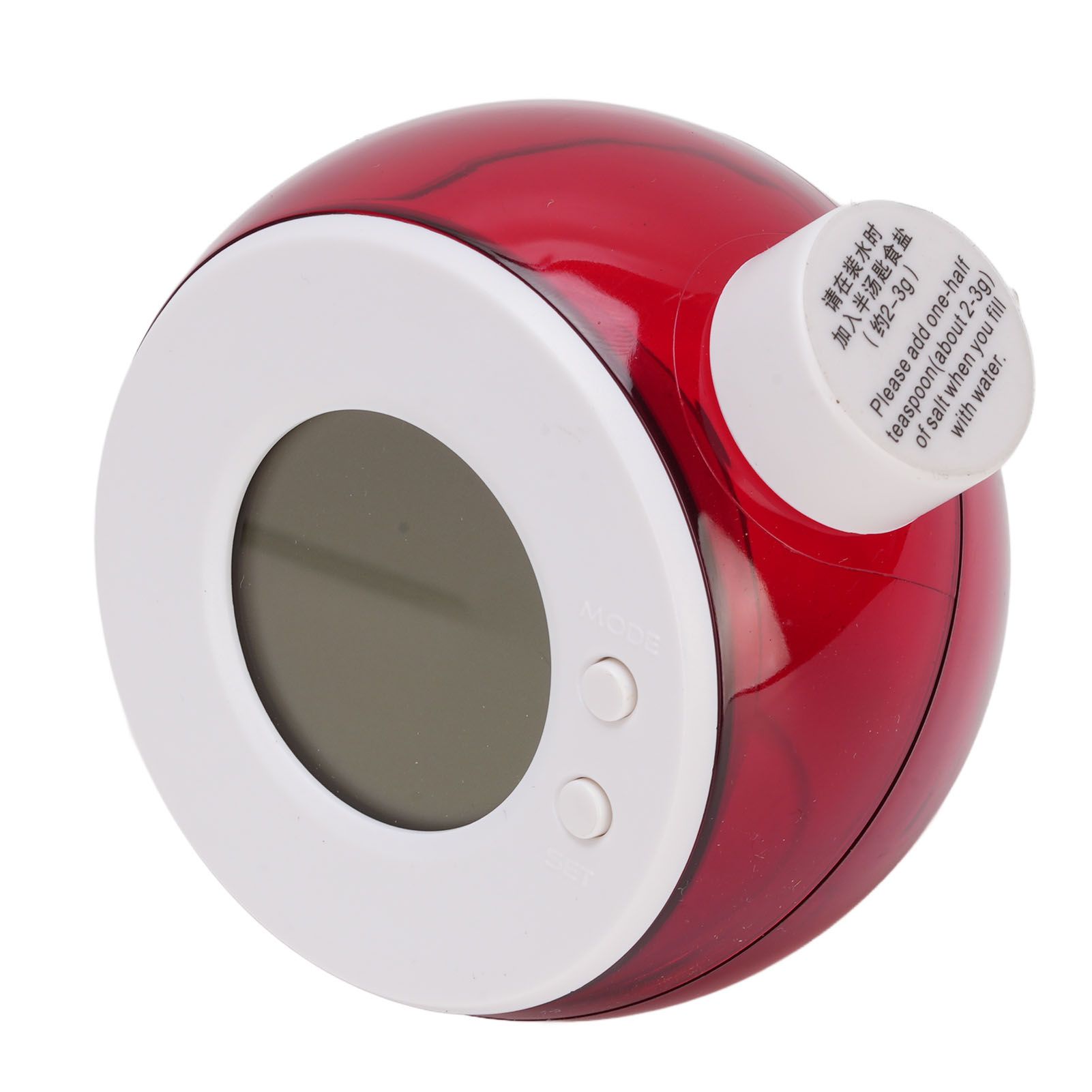 Water Powered LED Digital Alarm Clock Quiet Water Energy Clock for Nightstand view 9