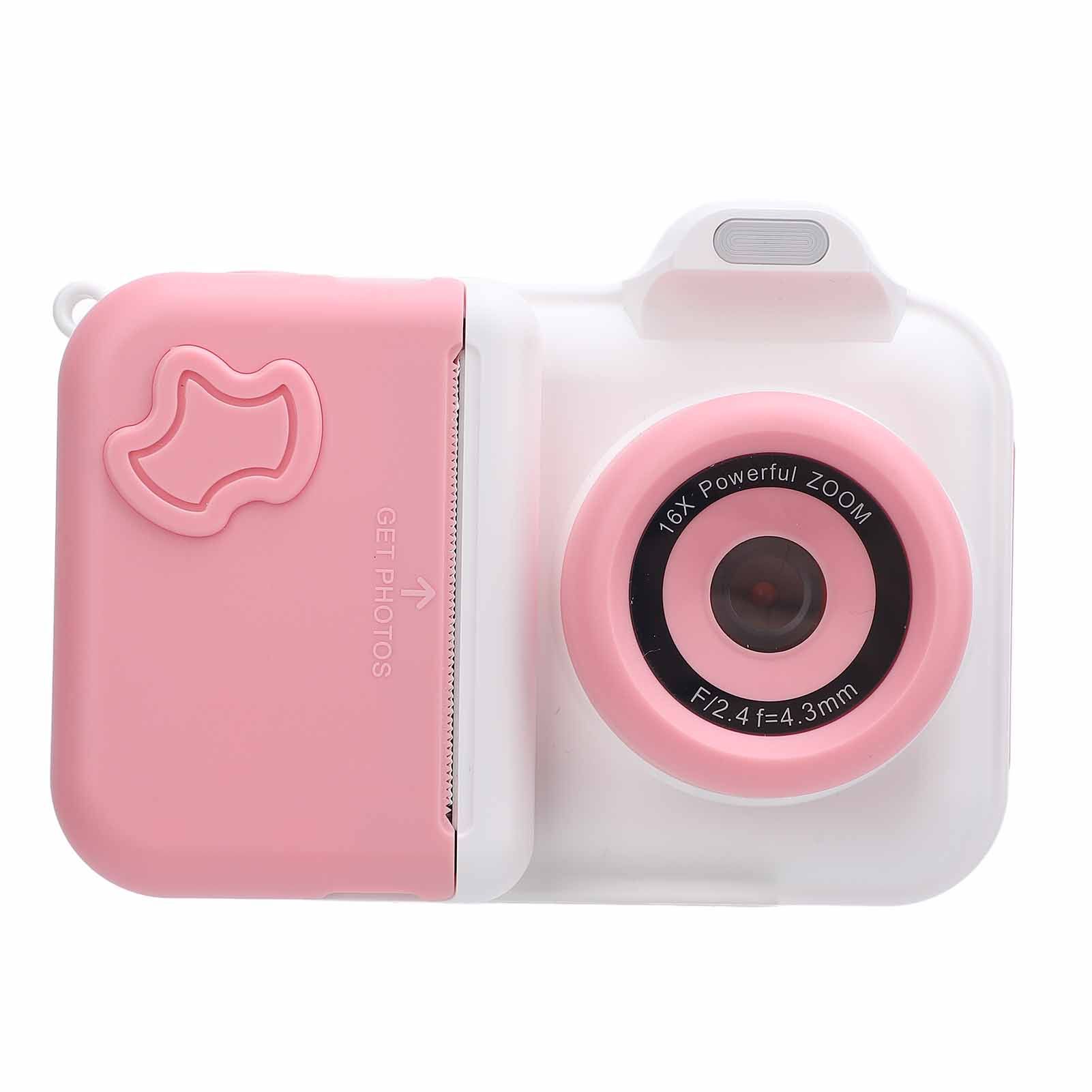 Instant Print Camera 2.4 Inch IPS HD Screen Double Lens Selfie Instant Print