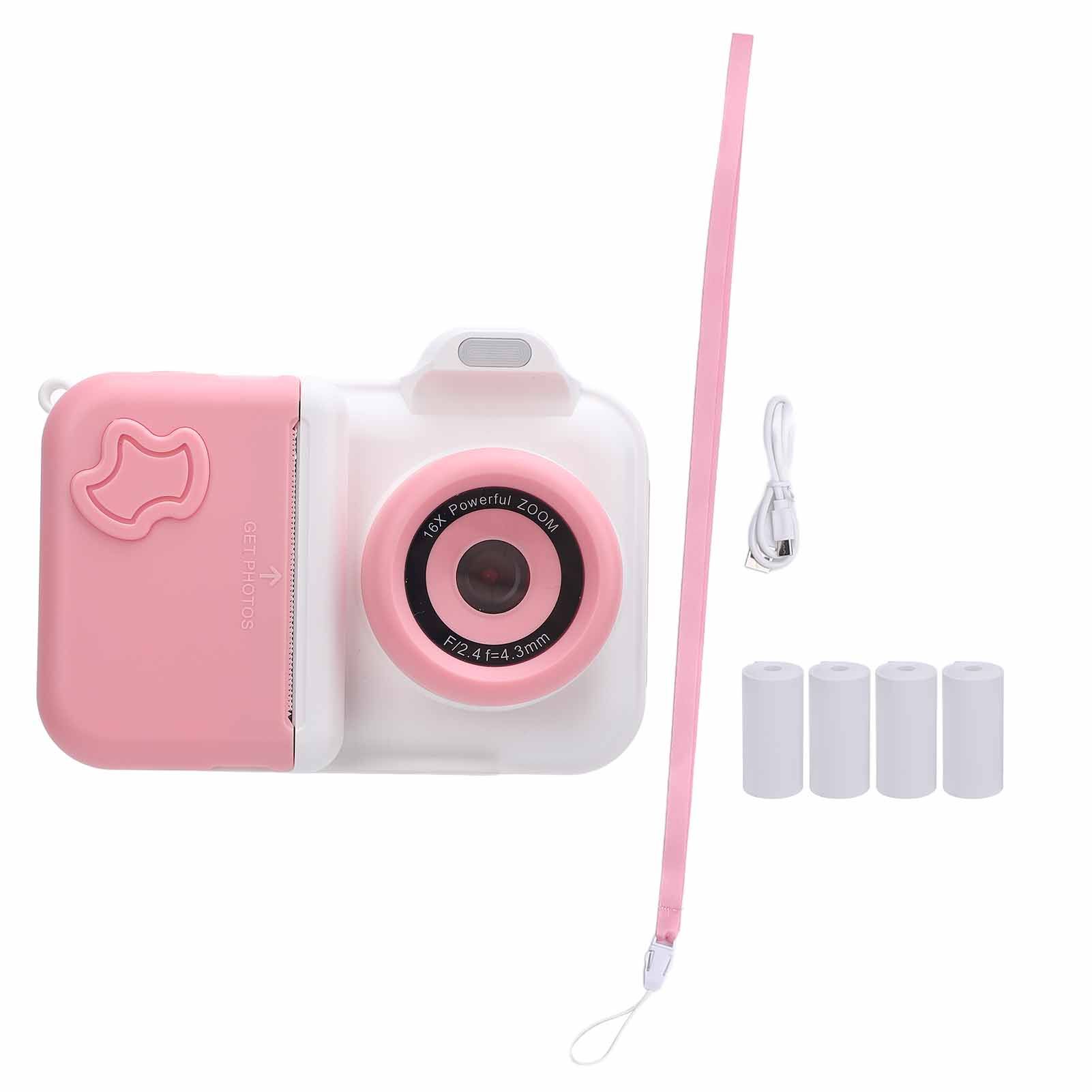 Instant Print Camera 2.4 Inch IPS HD Screen Double Lens Selfie Instant Print view 3