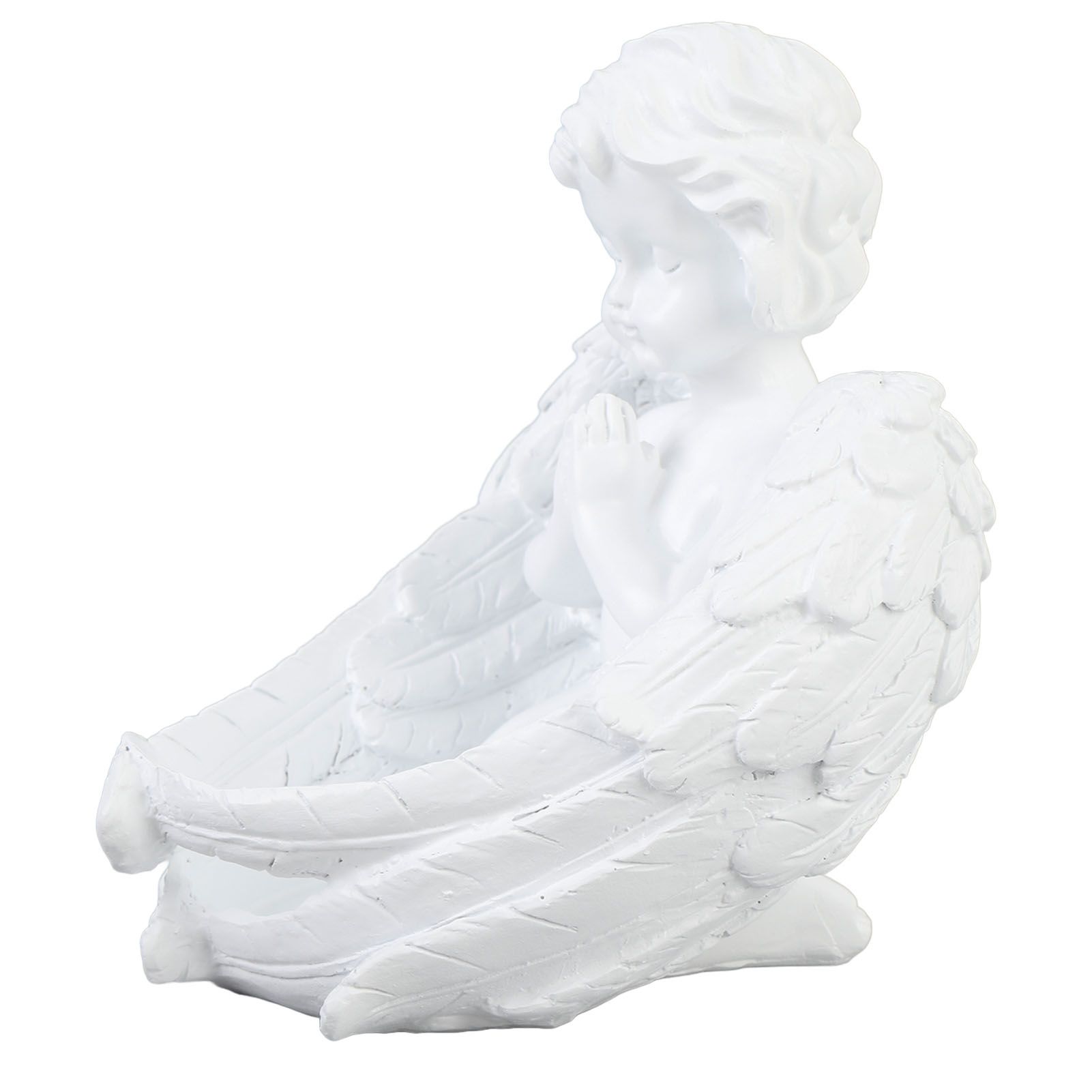 Candle Holder Ornament Cute Vintage Praying Figurine Desktop Statue for Living view 5