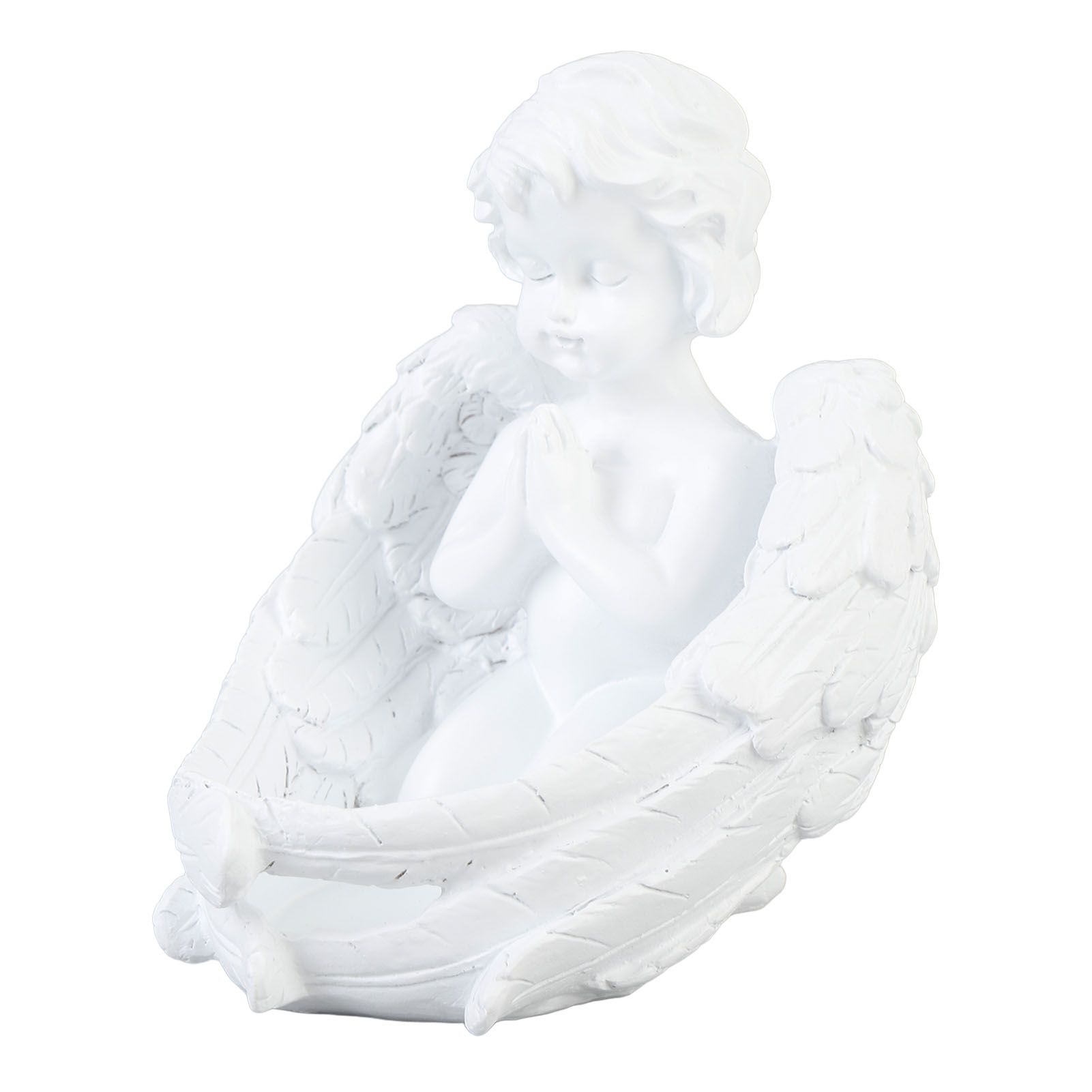 Candle Holder Ornament Cute Vintage Praying Figurine Desktop Statue for Living view 6