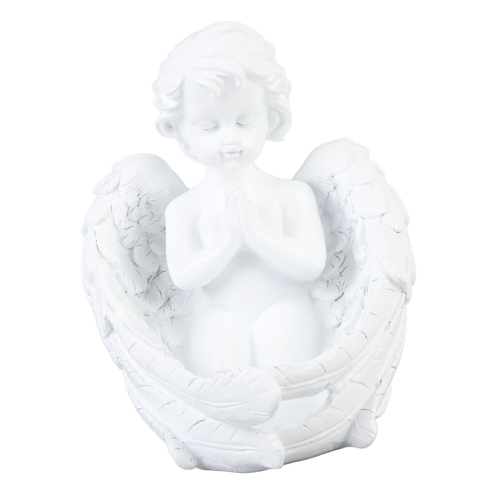 Candle Holder Ornament Cute Vintage Praying Figurine Desktop Statue for Living view 7