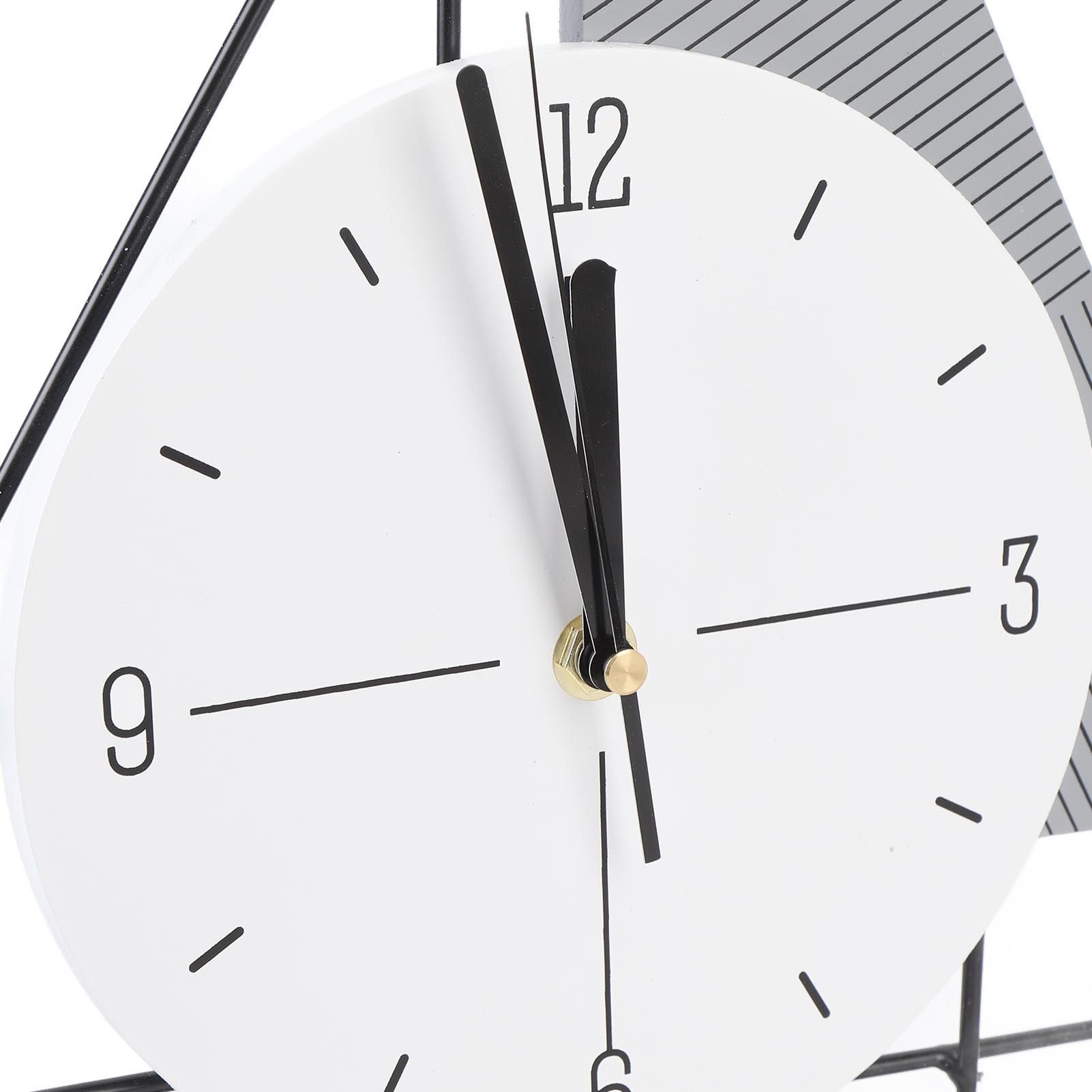 Wall Clock Modern Simple Quiet Sailboat Clock for Home Living Room Dining Room view 5