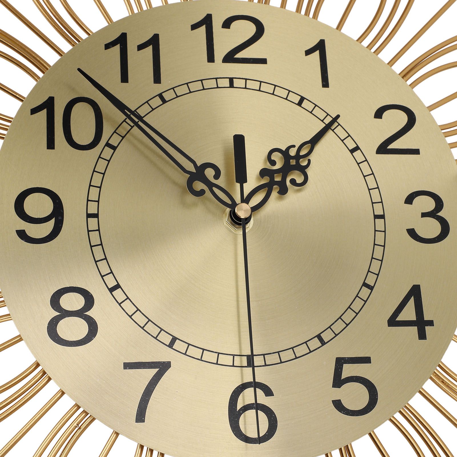16.93in Large Wall Clock for Living Room Elegant Modern Silent Wall Clock with view 2