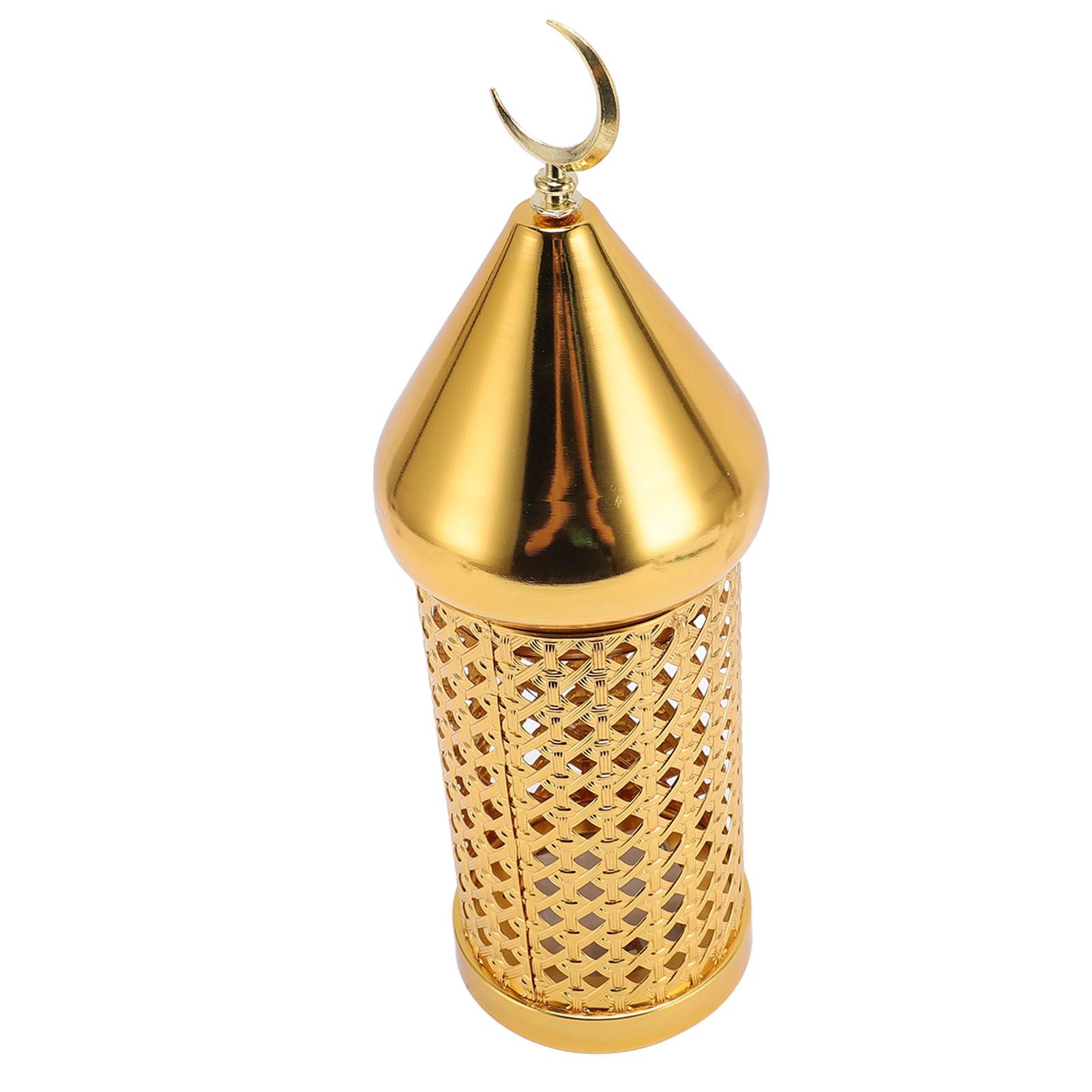 Gold Wind Lamp Handmade Retro Hollow Wind Lamp Iron Lantern for Wedding Party view 9