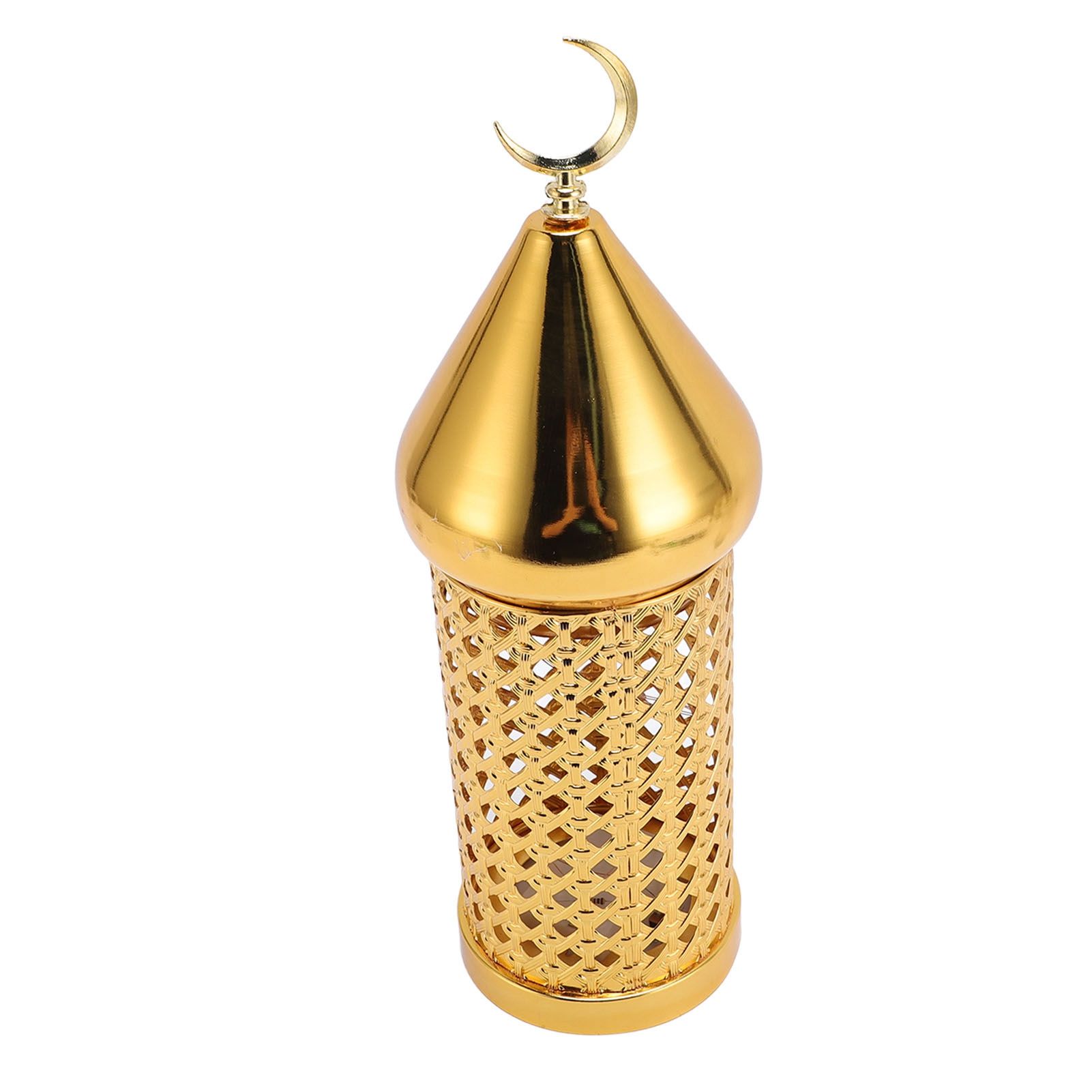 Gold Wind Lamp Handmade Retro Hollow Wind Lamp Iron Lantern for Wedding Party view 10