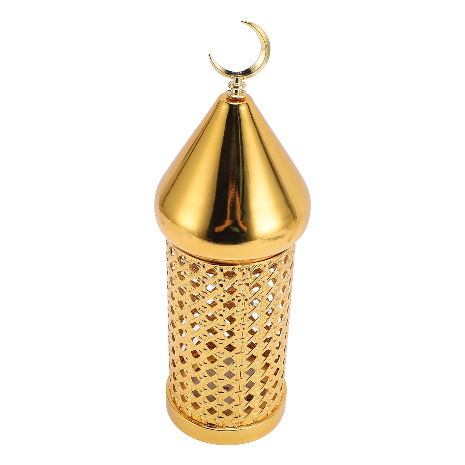 Gold Wind Lamp Handmade Retro Hollow Wind Lamp Iron Lantern for Wedding Party view 5