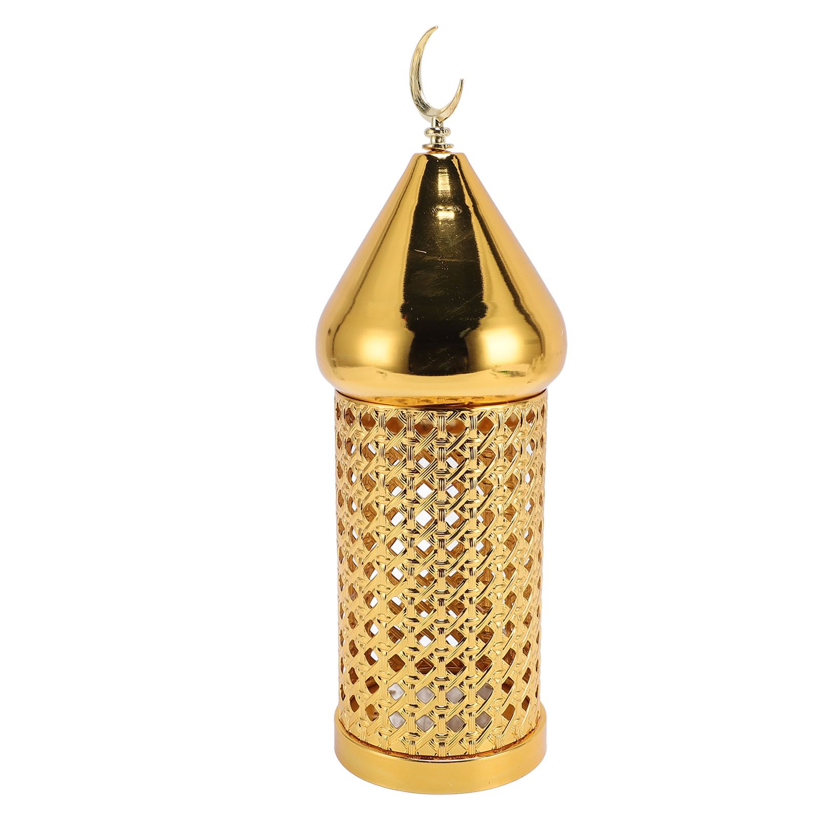 Gold Wind Lamp Handmade Retro Hollow Wind Lamp Iron Lantern for Wedding Party view 7
