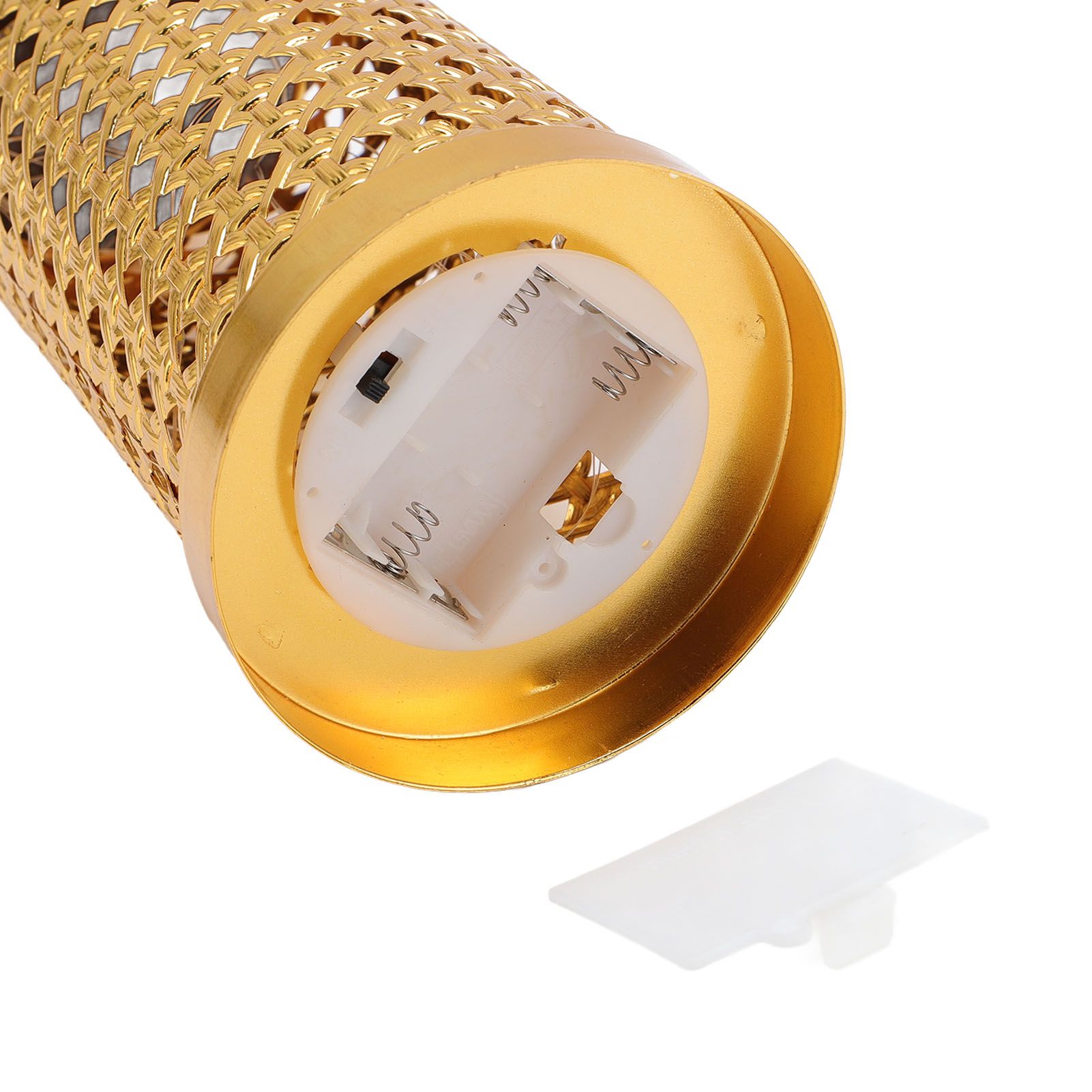 Gold Wind Lamp Handmade Retro Hollow Wind Lamp Iron Lantern for Wedding Party view 2
