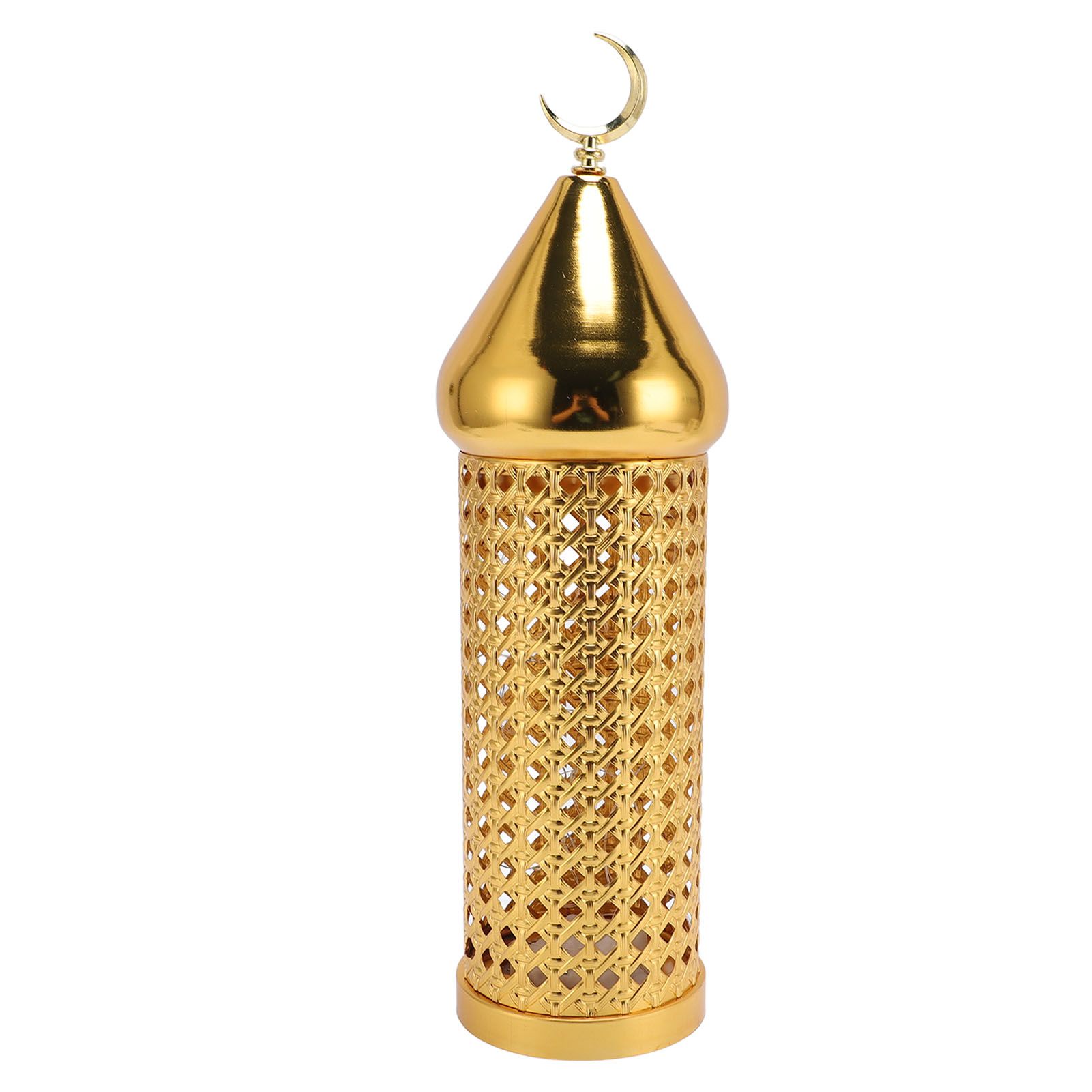 Gold Wind Lamp Handmade Retro Hollow Wind Lamp Iron Lantern for Wedding Party view 3