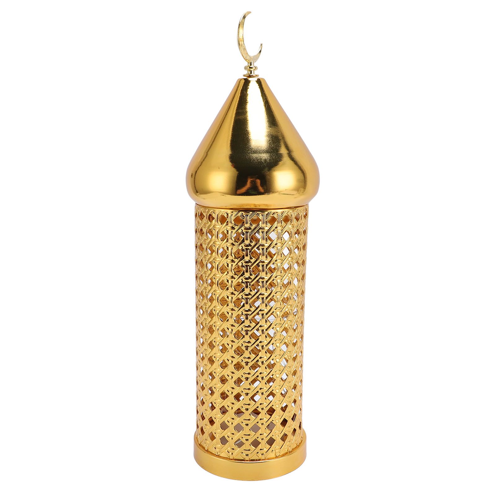 Gold Wind Lamp Handmade Retro Hollow Wind Lamp Iron Lantern for Wedding Party view 7