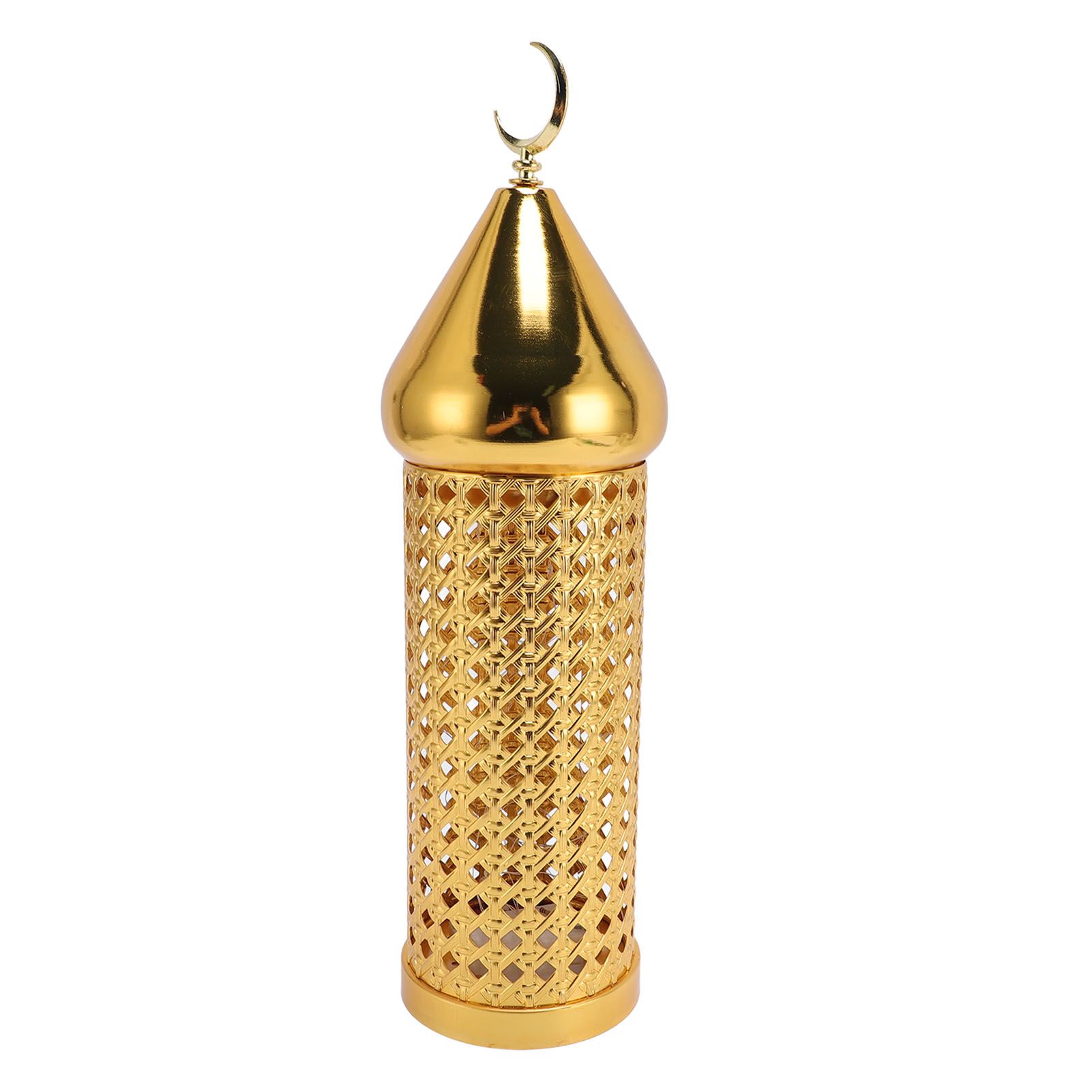 Gold Wind Lamp Handmade Retro Hollow Wind Lamp Iron Lantern for Wedding Party view 8