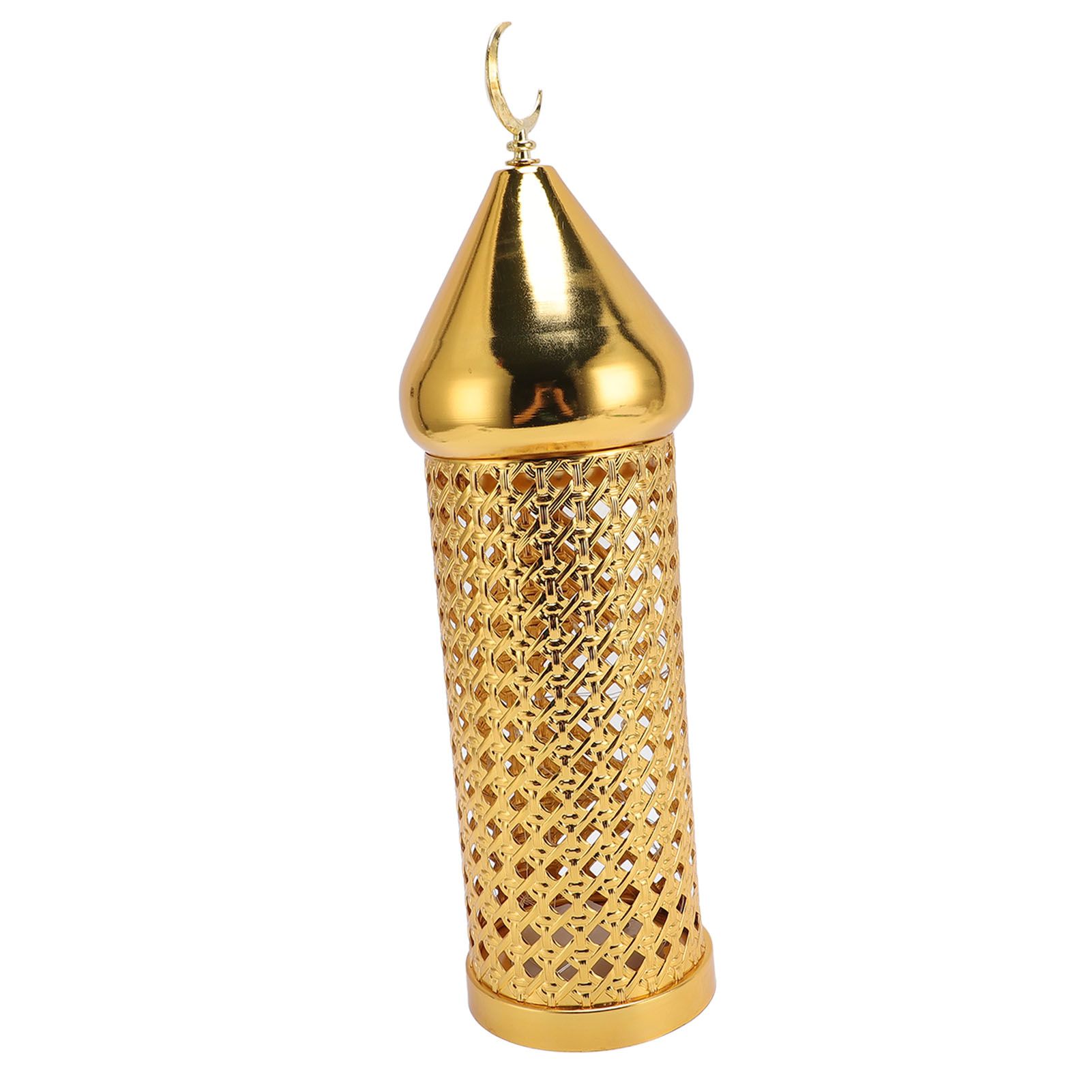 Gold Wind Lamp Handmade Retro Hollow Wind Lamp Iron Lantern for Wedding Party view 12