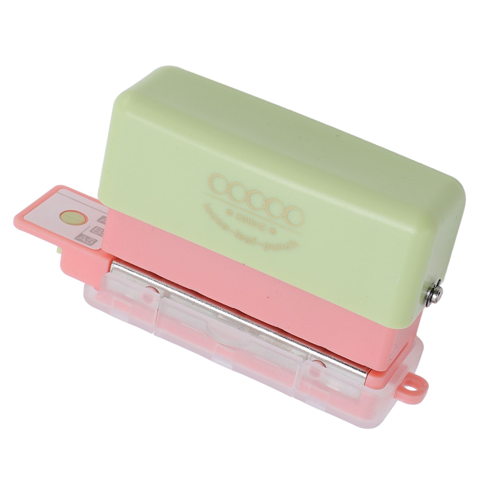 Portable Paper Punch Tool 5 Round Hole Manual Paper Puncher for A5 B5 A4 Paper view 5