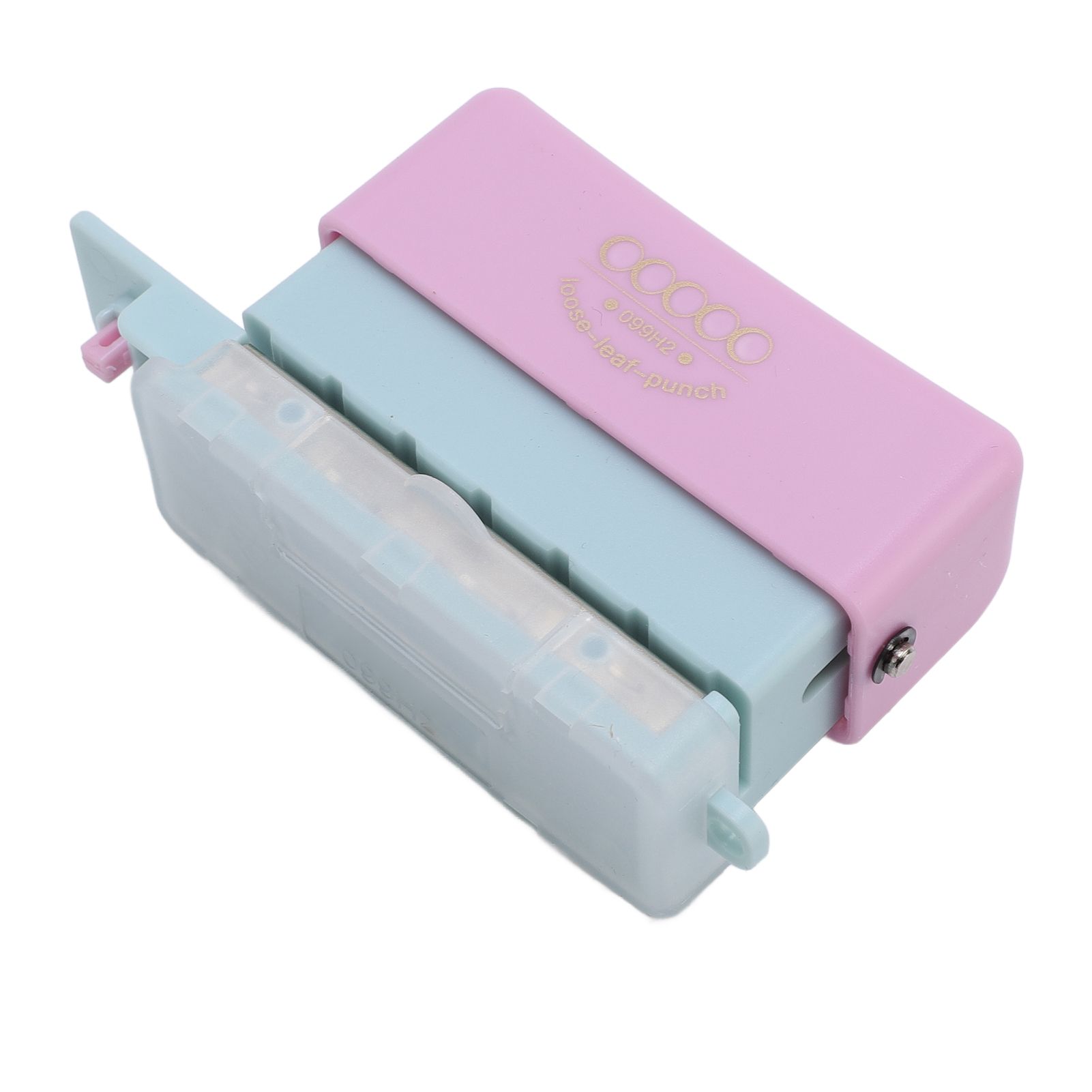Portable Paper Punch Tool 5 Round Hole Manual Paper Puncher for A5 B5 A4 Paper
