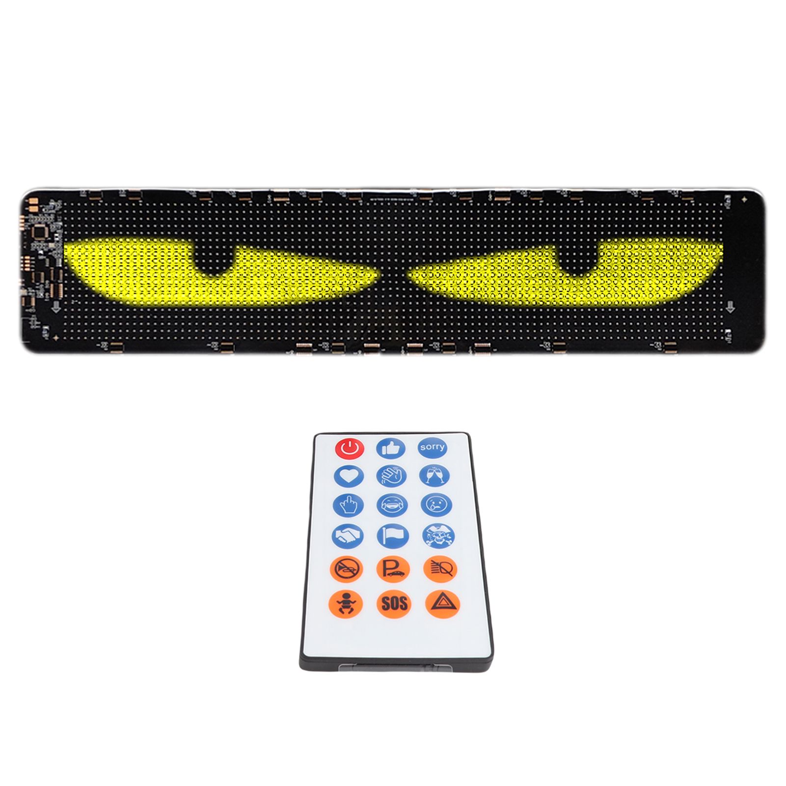 Devil Eyes Light for Windshield with Remote and APP Control Programmable view 4