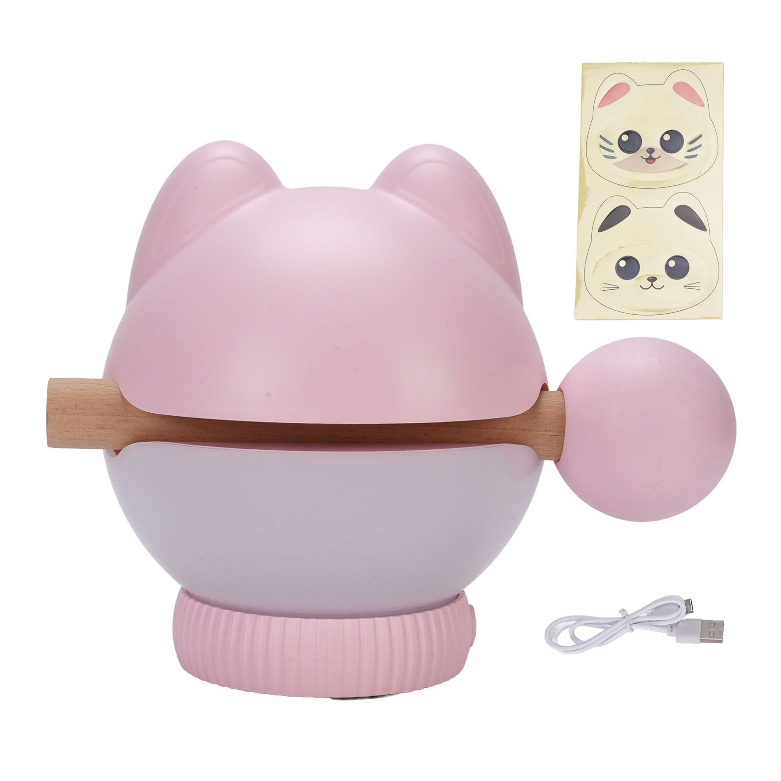Kitten Night Light Cute Cat Lamp Cordless Dimmable Rechargeable Bedside Lamp 3 view 3
