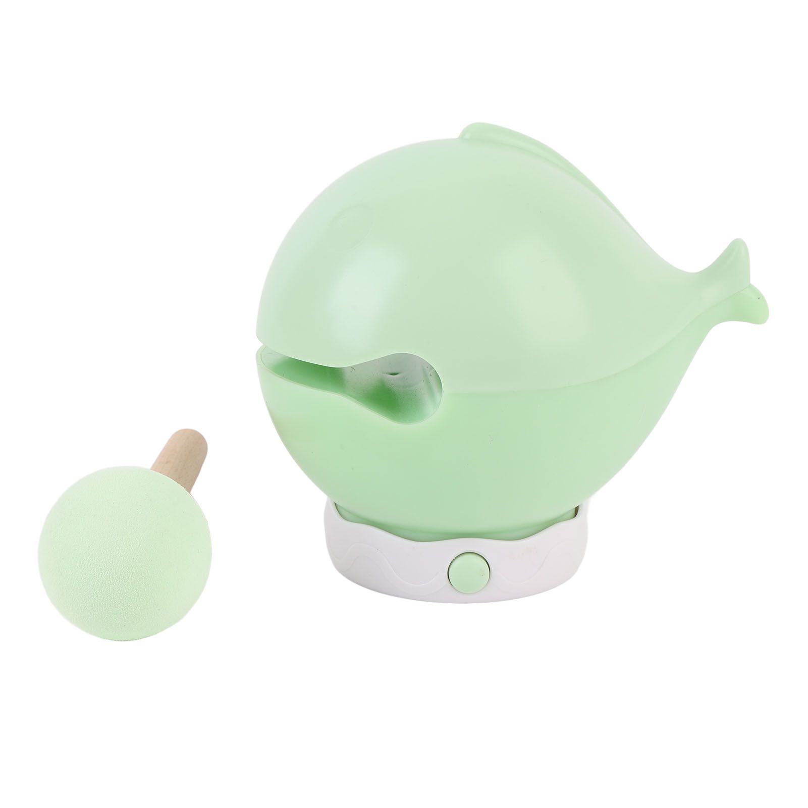 Whale Night Light Adjustable Brightness Rechargeable Wooden Fish Bedside Lamp view 11