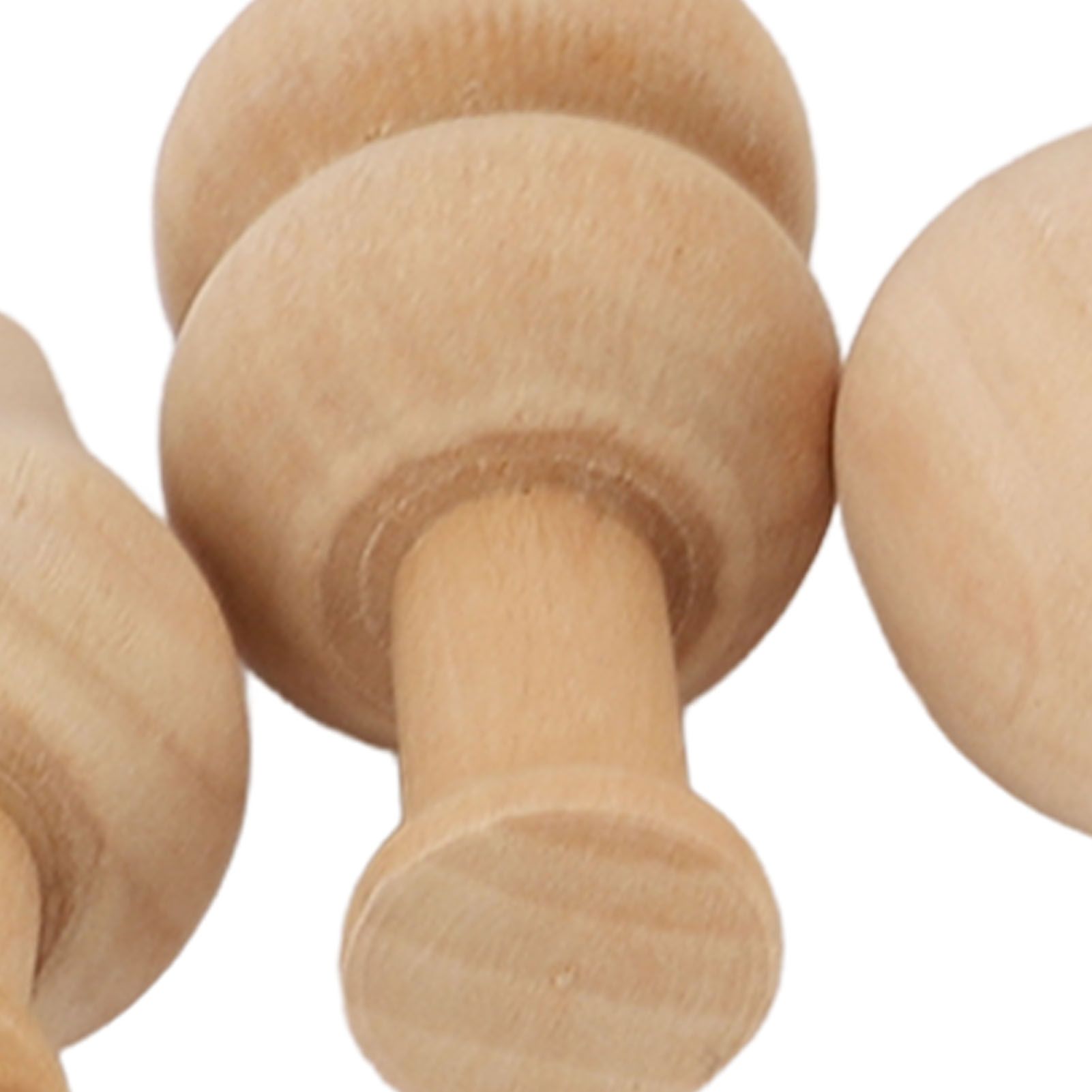2 Set Unfinished Wooden Trees to Paint Mini Blank Peg Xmas Tree Home Holiday view 2