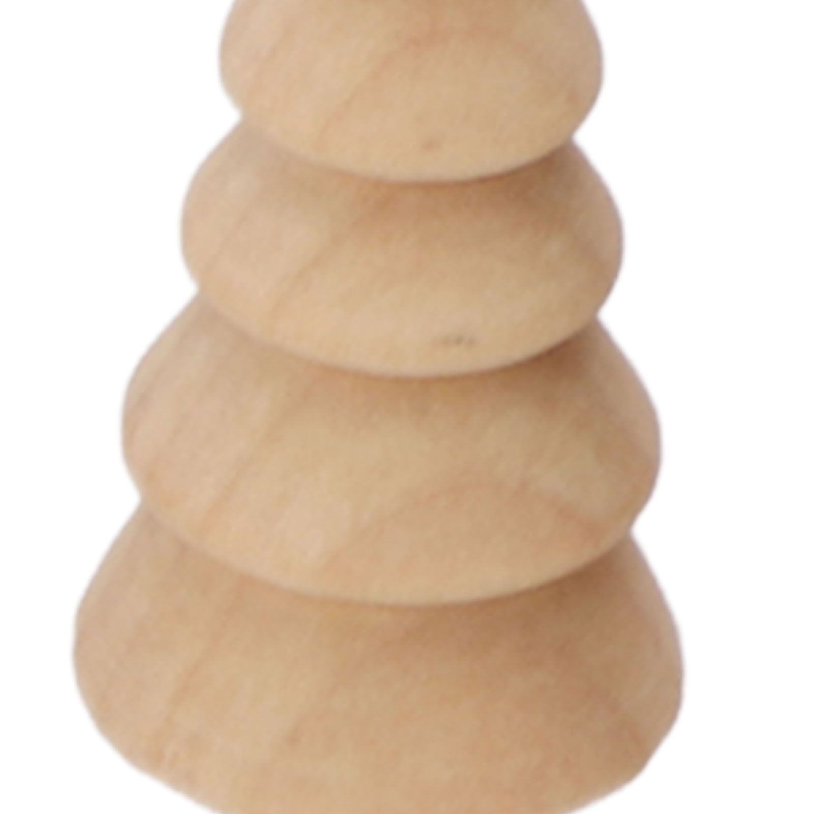 2 Set Unfinished Wooden Trees to Paint Mini Blank Peg Xmas Tree Home Holiday view 5
