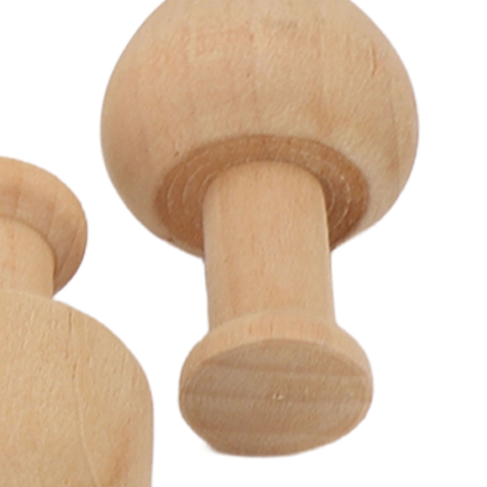 2 Set Unfinished Wooden Trees to Paint Mini Blank Peg Xmas Tree Home Holiday view 7