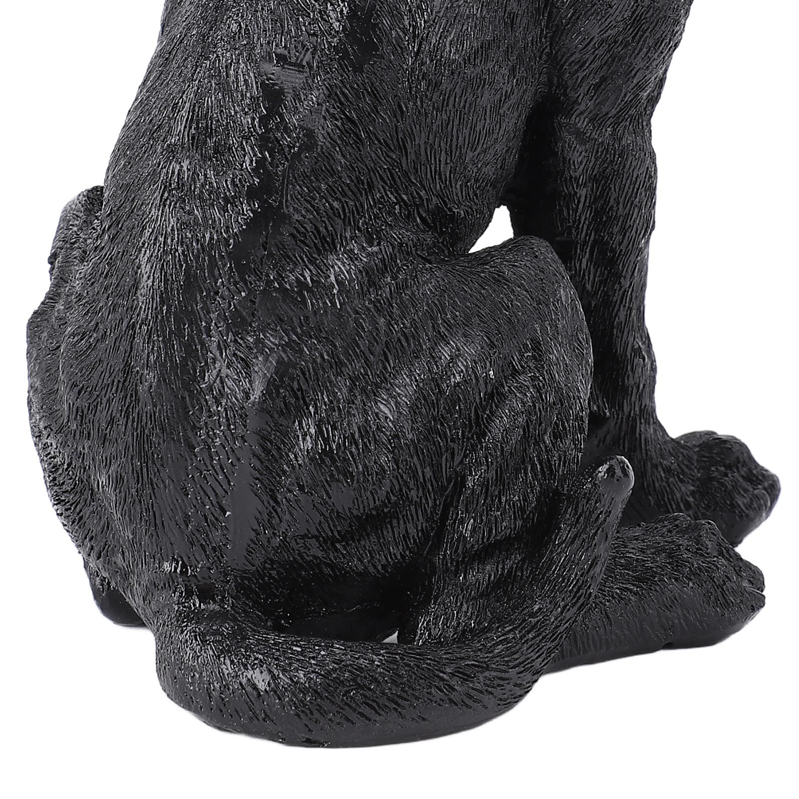 Dog Statue Resin Cute Look Waterproofing Anti Fade Lifelike Appearance Puppy view 7