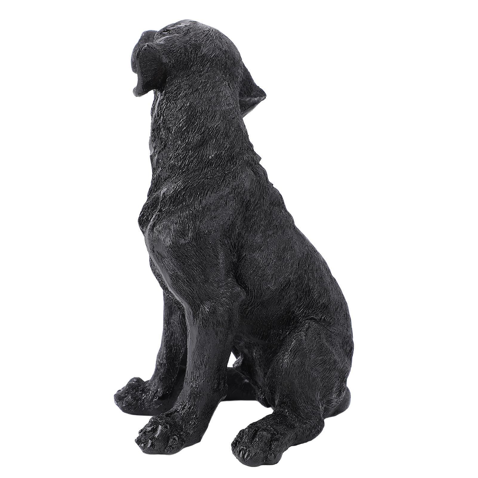 Dog Statue Resin Cute Look Waterproofing Anti Fade Lifelike Appearance Puppy view 11