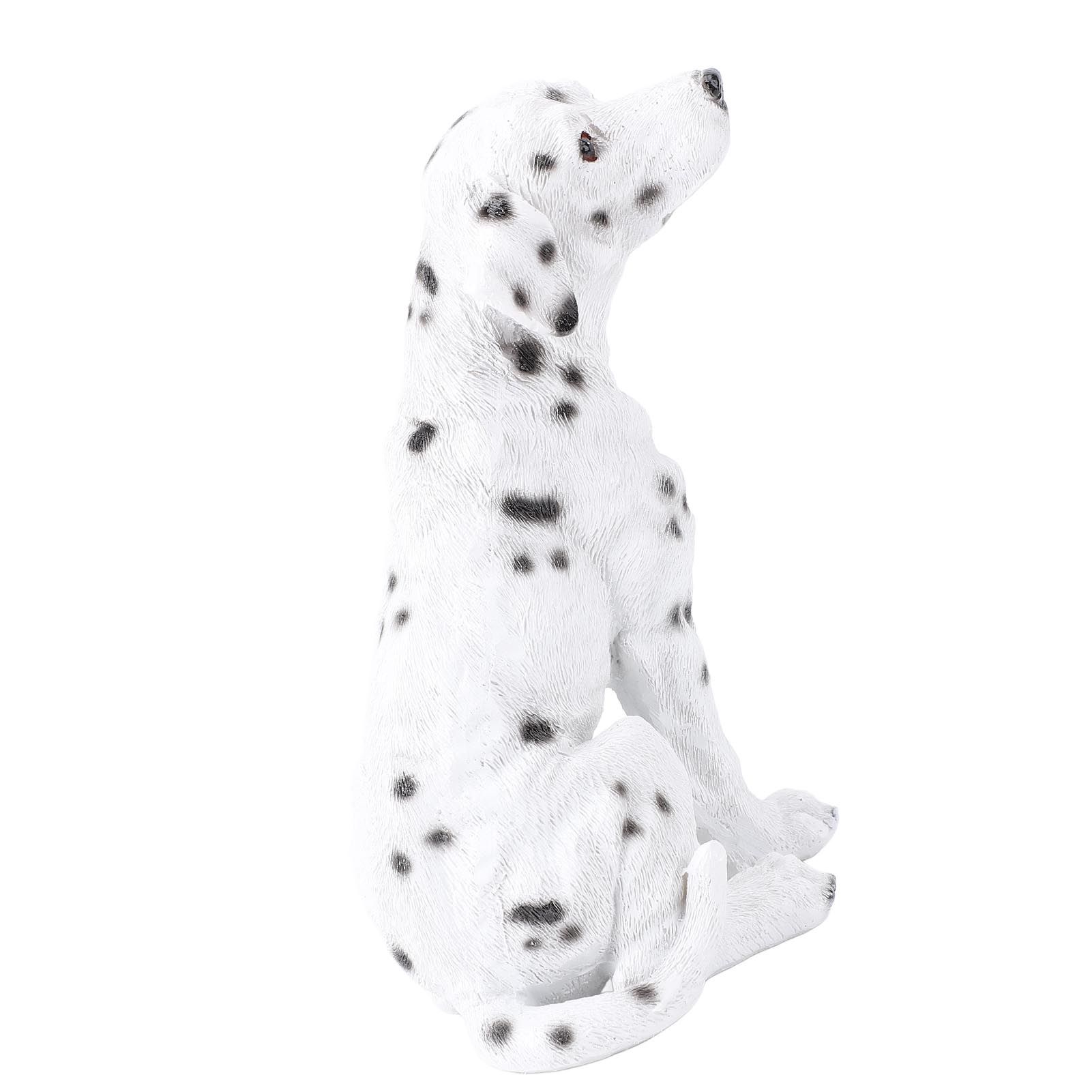 Dog Statue Resin Cute Look Waterproofing Anti Fade Lifelike Appearance Puppy view 4