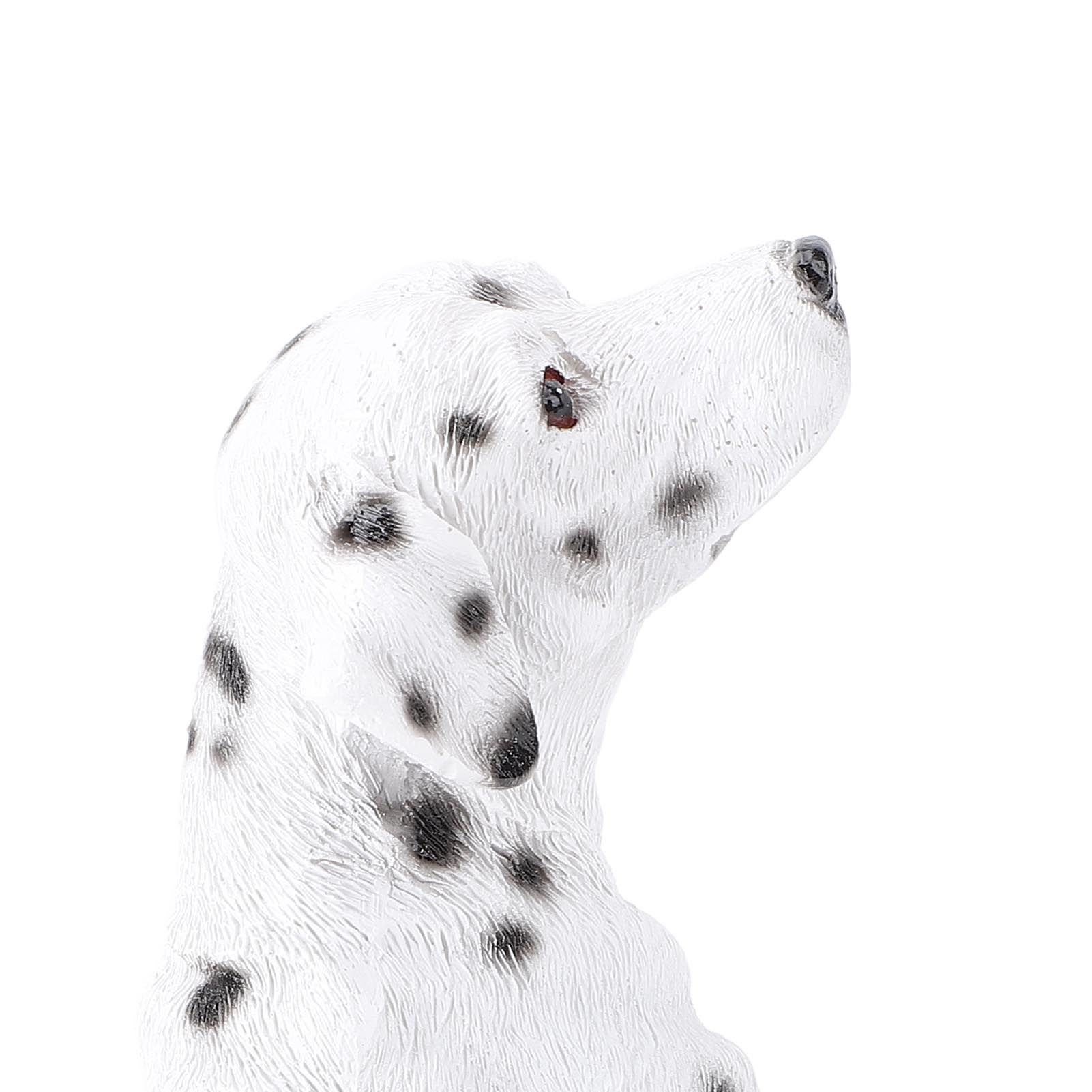 Dog Statue Resin Cute Look Waterproofing Anti Fade Lifelike Appearance Puppy view 5