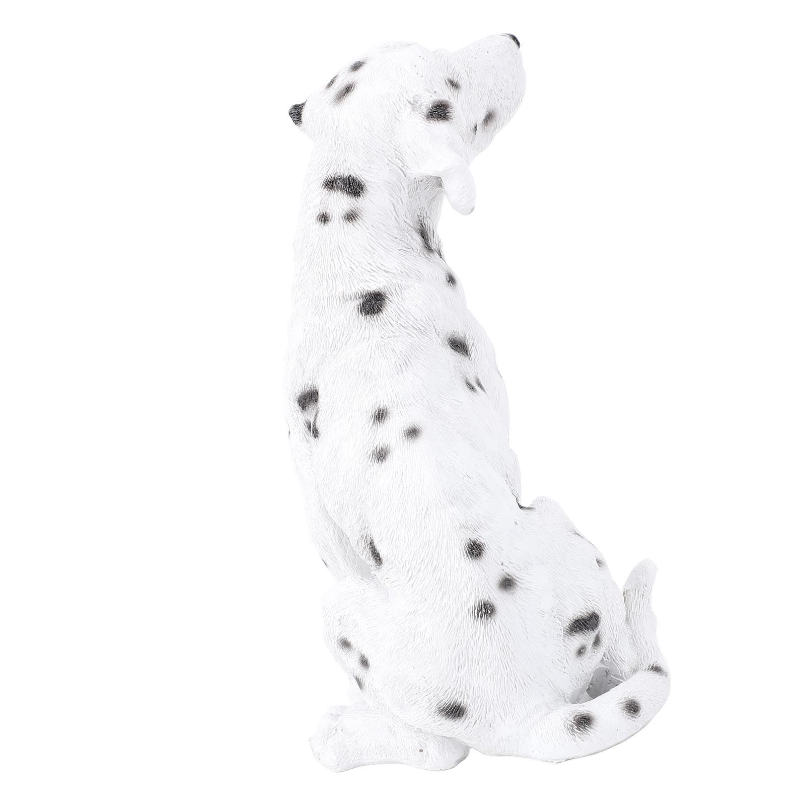 Dog Statue Resin Cute Look Waterproofing Anti Fade Lifelike Appearance Puppy view 6