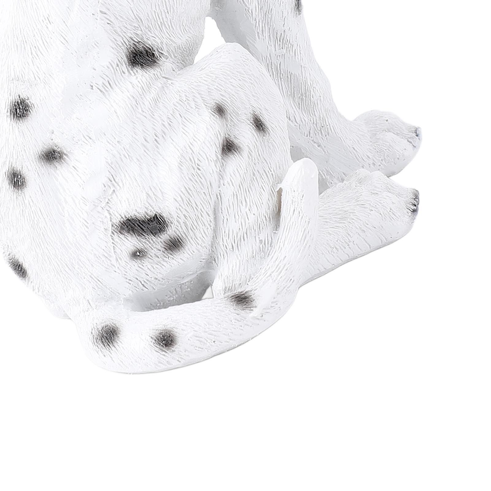 Dog Statue Resin Cute Look Waterproofing Anti Fade Lifelike Appearance Puppy view 7