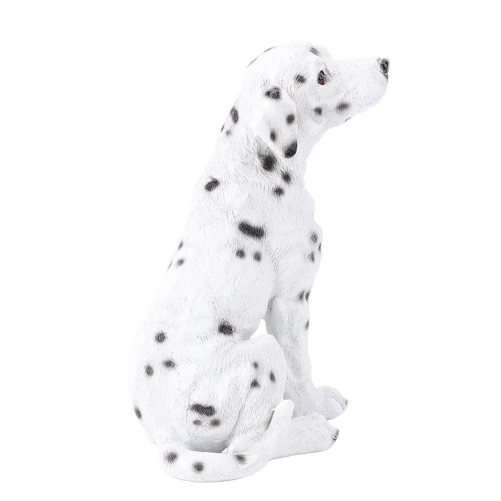Dog Statue Resin Cute Look Waterproofing Anti Fade Lifelike Appearance Puppy view 8