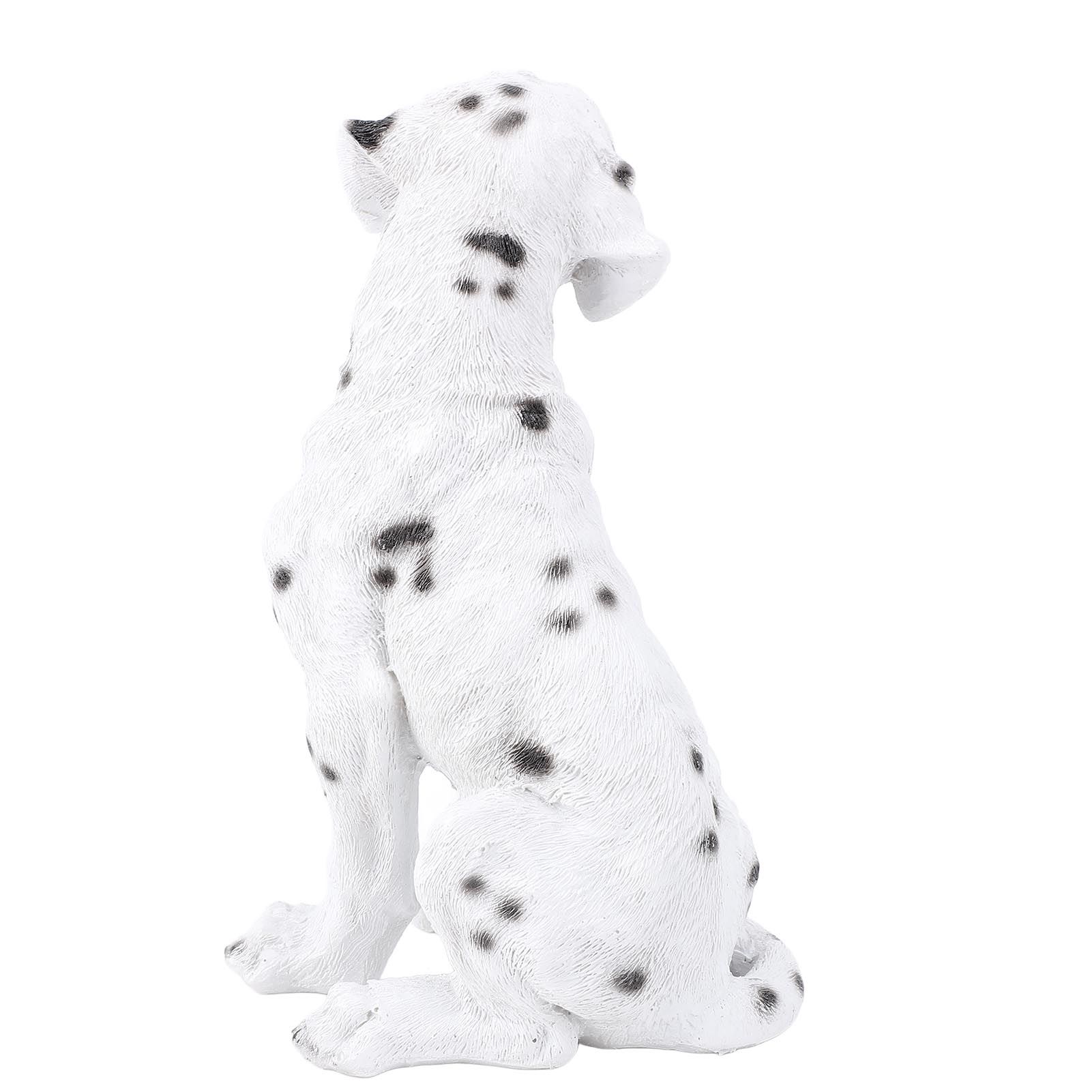 Dog Statue Resin Cute Look Waterproofing Anti Fade Lifelike Appearance Puppy view 10