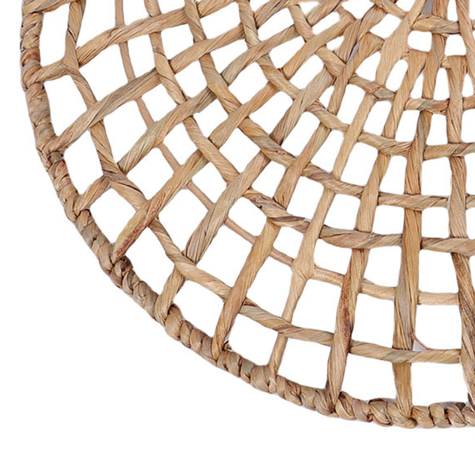 Wall Basket Decor 50cm 35cm 25cm Diameter 3D Design Handmade Round Rattan view 5
