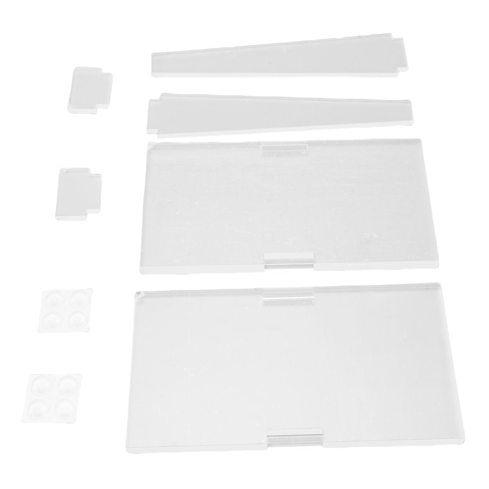 2 Sets Acrylic Easel Stand Multifunctional Stylish Look Compact Clear Picture