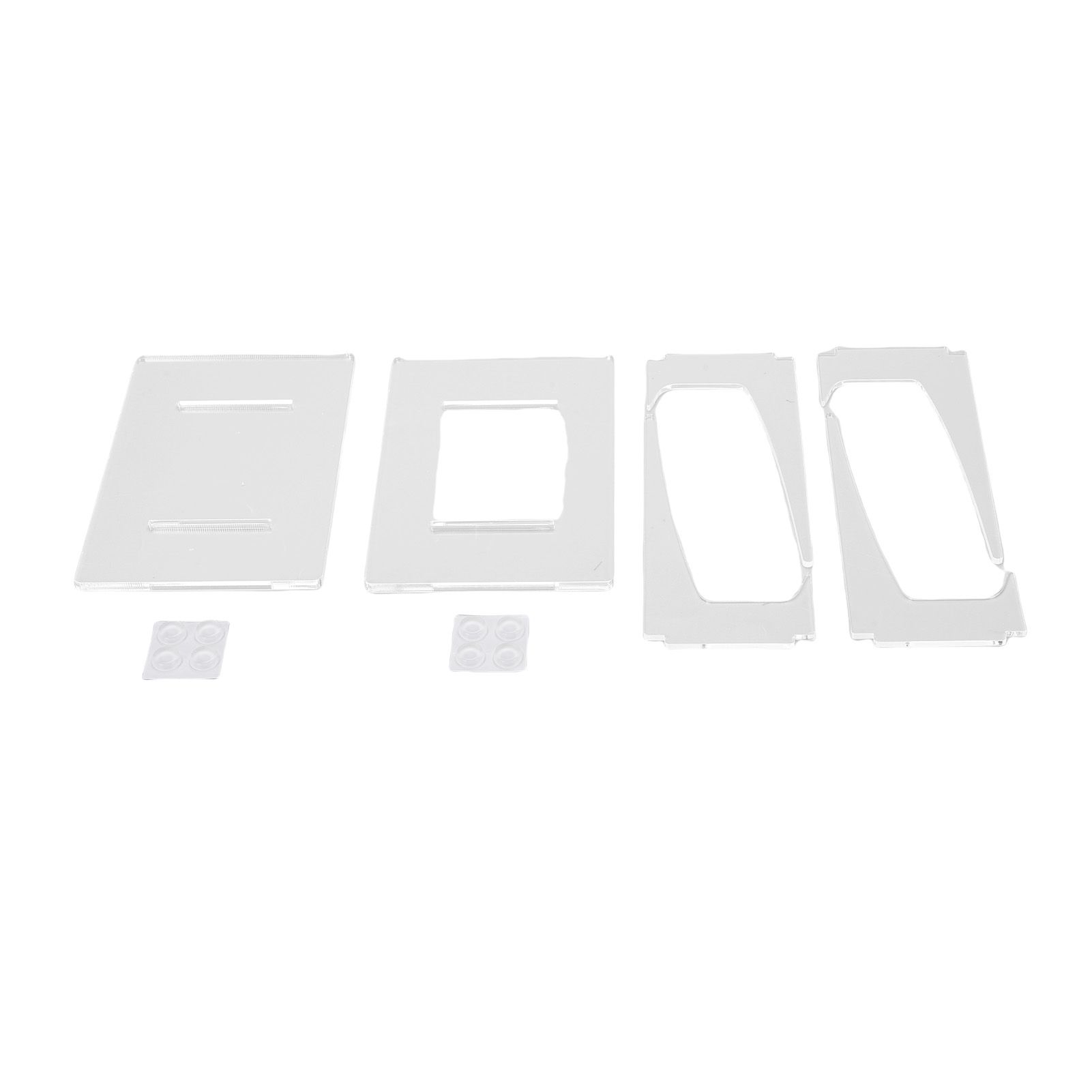 2 Packs Large Plate Holder Acrylic Clear Plate Display Stand for Book view 3