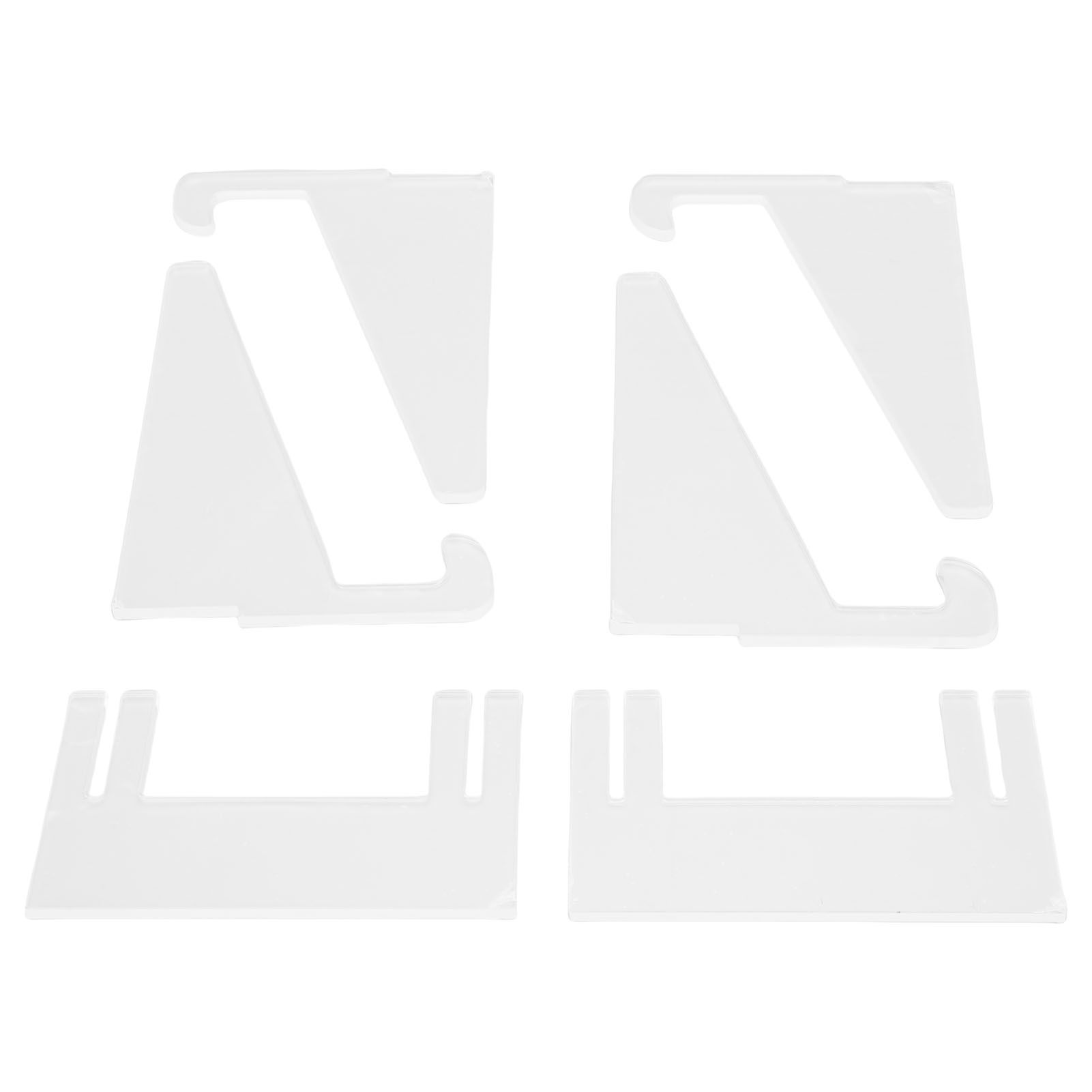 2PCS Photo Frame Stand Reusable Acrylic Plate Holder for Displaying Postcards — image 1