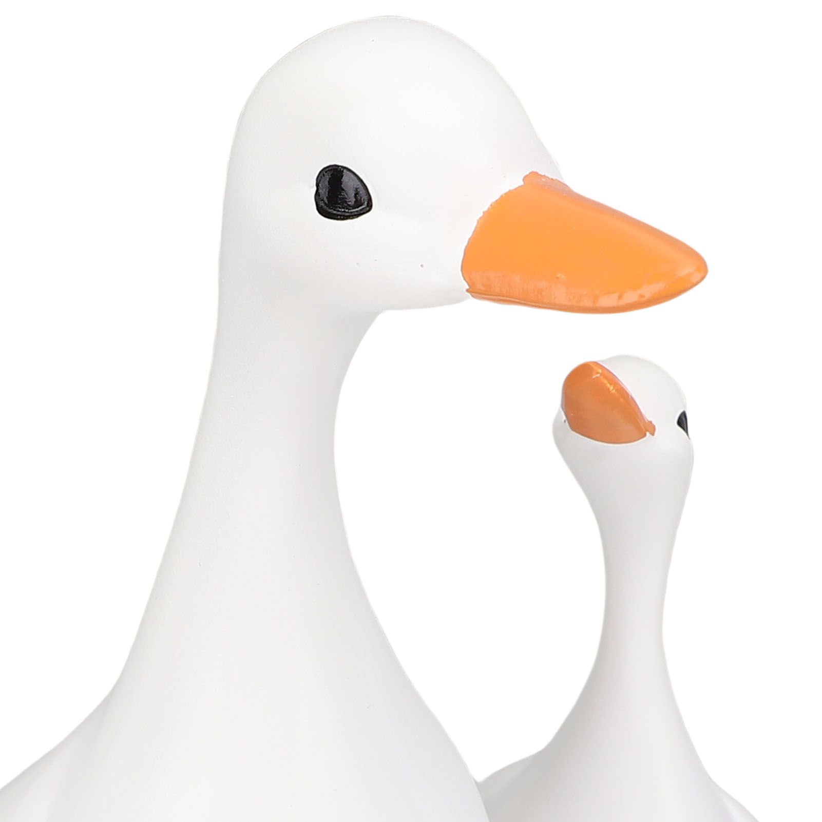 Lifelike Mother Duck and Duckling Resin Statue for Patio Yard Decoration Duck view 9